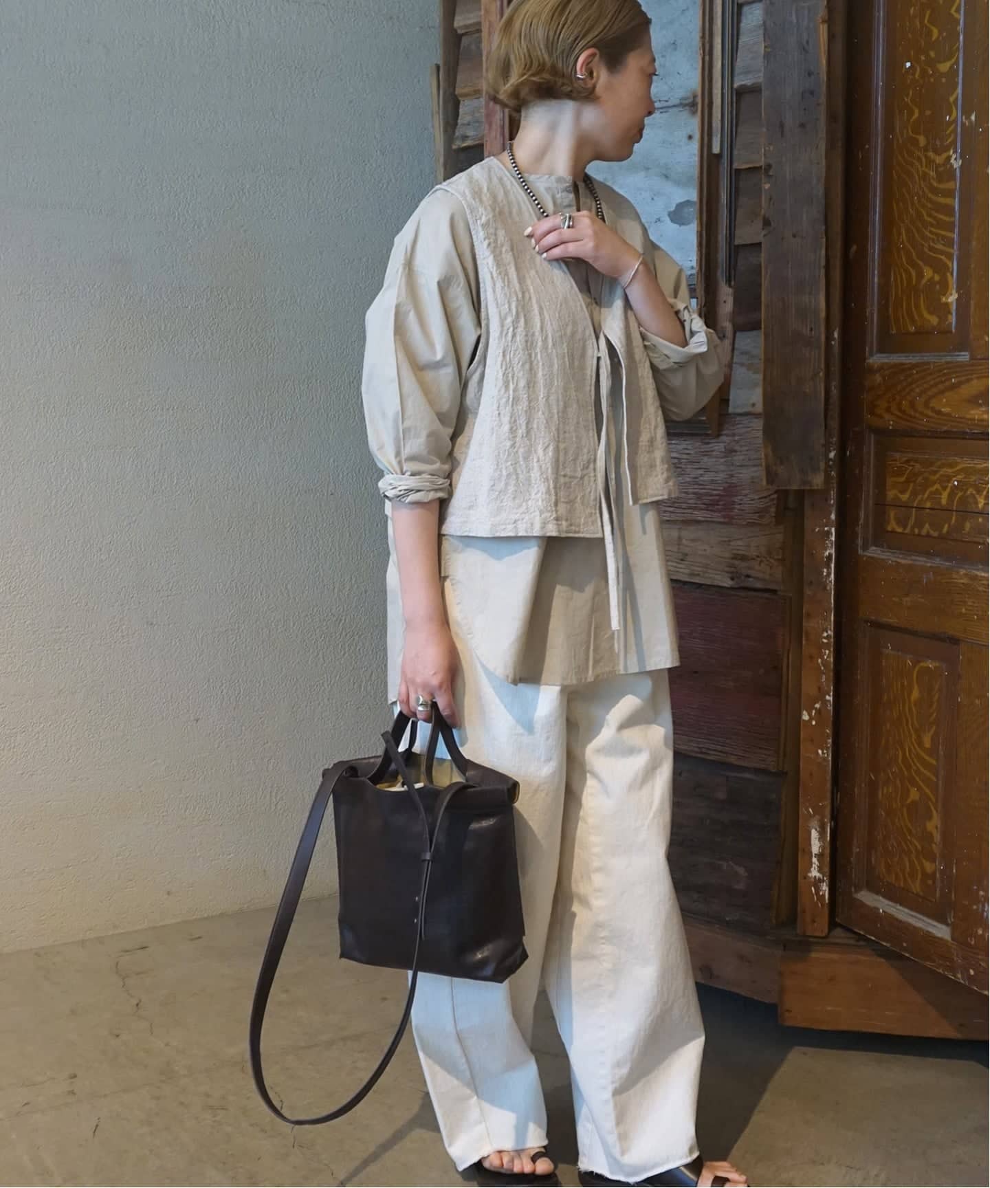 リネンキャンバス ノットベスト（ベスト）｜journal standard luxe