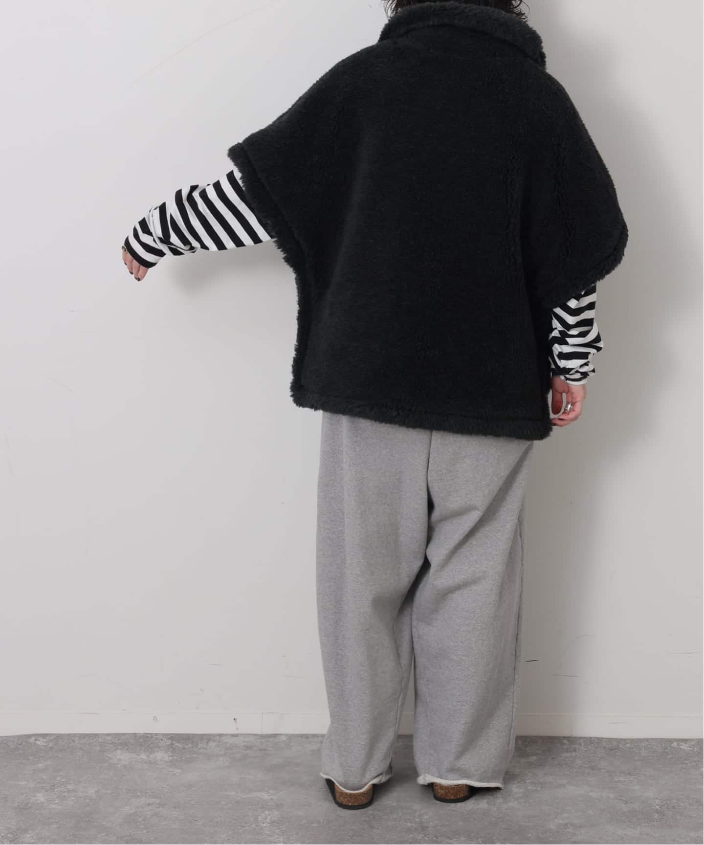 TICCA 】WOOL ファーポンチョ（その他ブルゾン／アウター）｜journal
