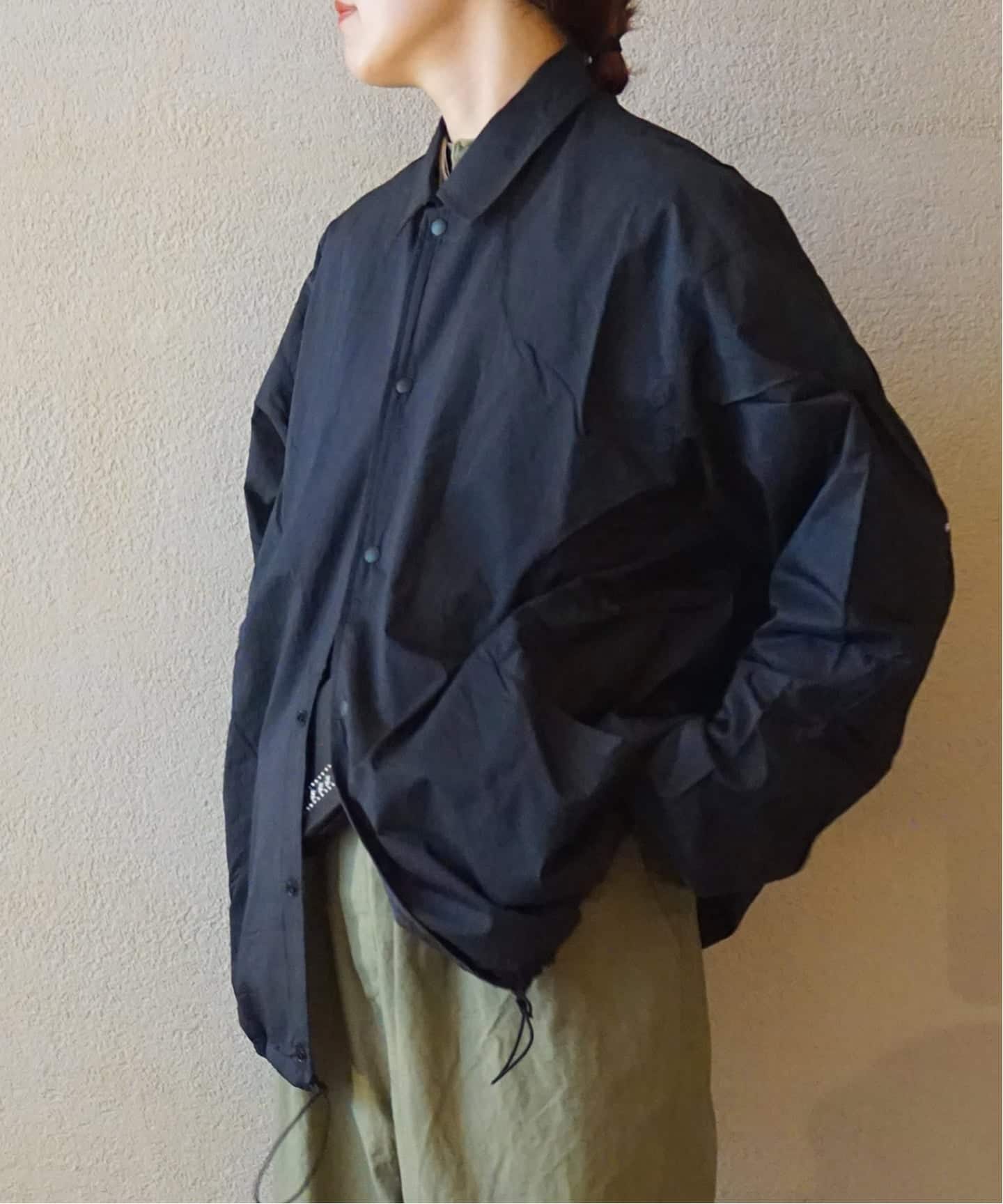 journal standard luxe　リネンドット　ブルゾン　ブラック JOURNAL STANDARD LUXE（ジャーナルスタンダード ラックス）の「《予約