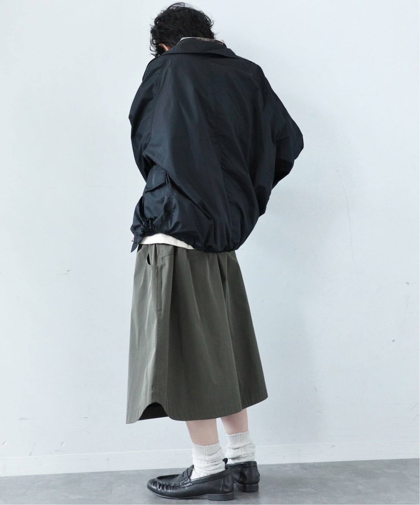 HTS】 NYLON BALMACAAN SHORT COAT（その他ブルゾン／アウター 