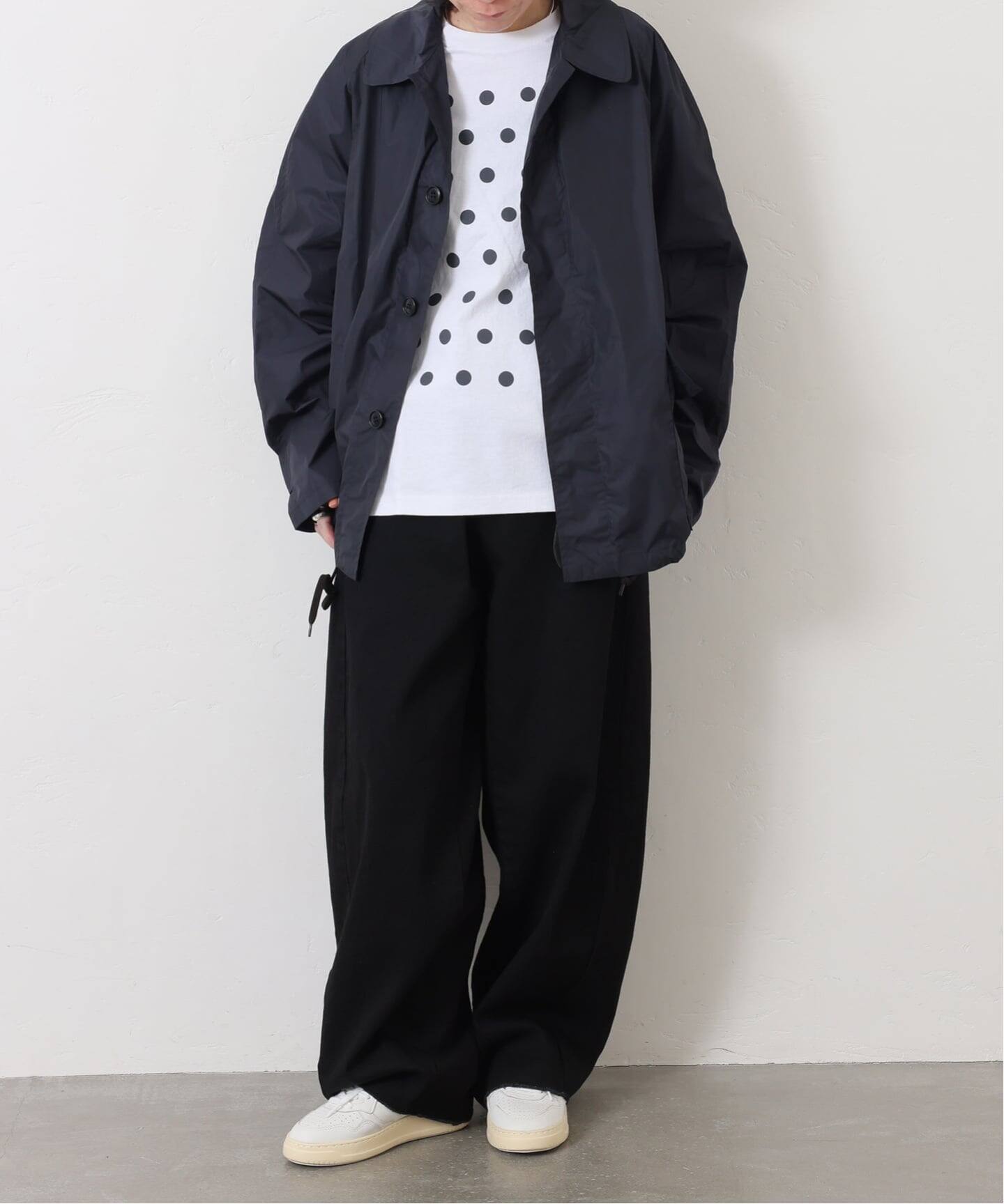 HTS】 NYLON BALMACAAN SHORT COAT（その他ブルゾン／アウター