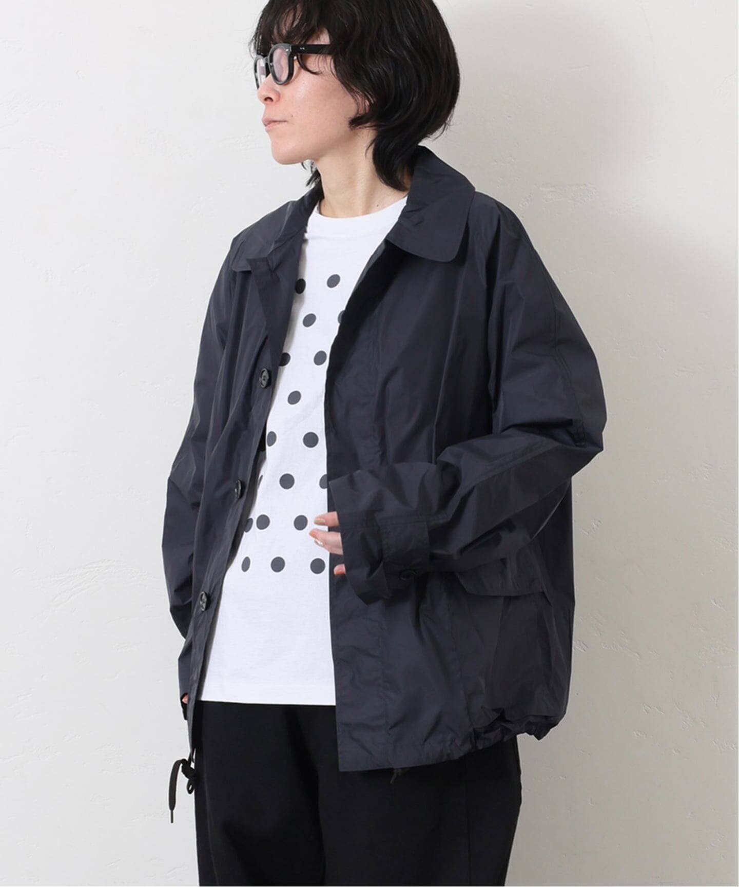 HTS】 NYLON BALMACAAN SHORT COAT（その他ブルゾン／アウター