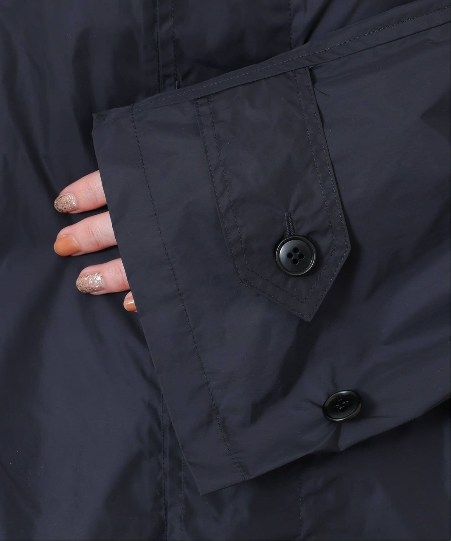 専用HTS MEDIUM WEIGHT BALMACAAN SHORT COAT HTS】 NYLON BALMACAAN SHORT COAT（その他ブルゾン／アウター