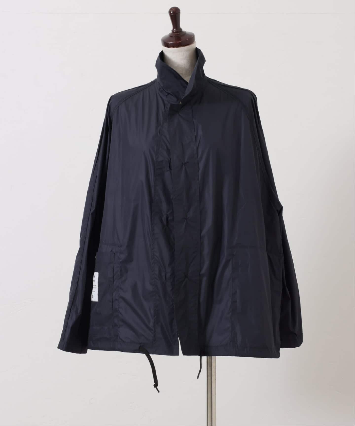 HTS】 NYLON BALMACAAN SHORT COAT（その他ブルゾン／アウター
