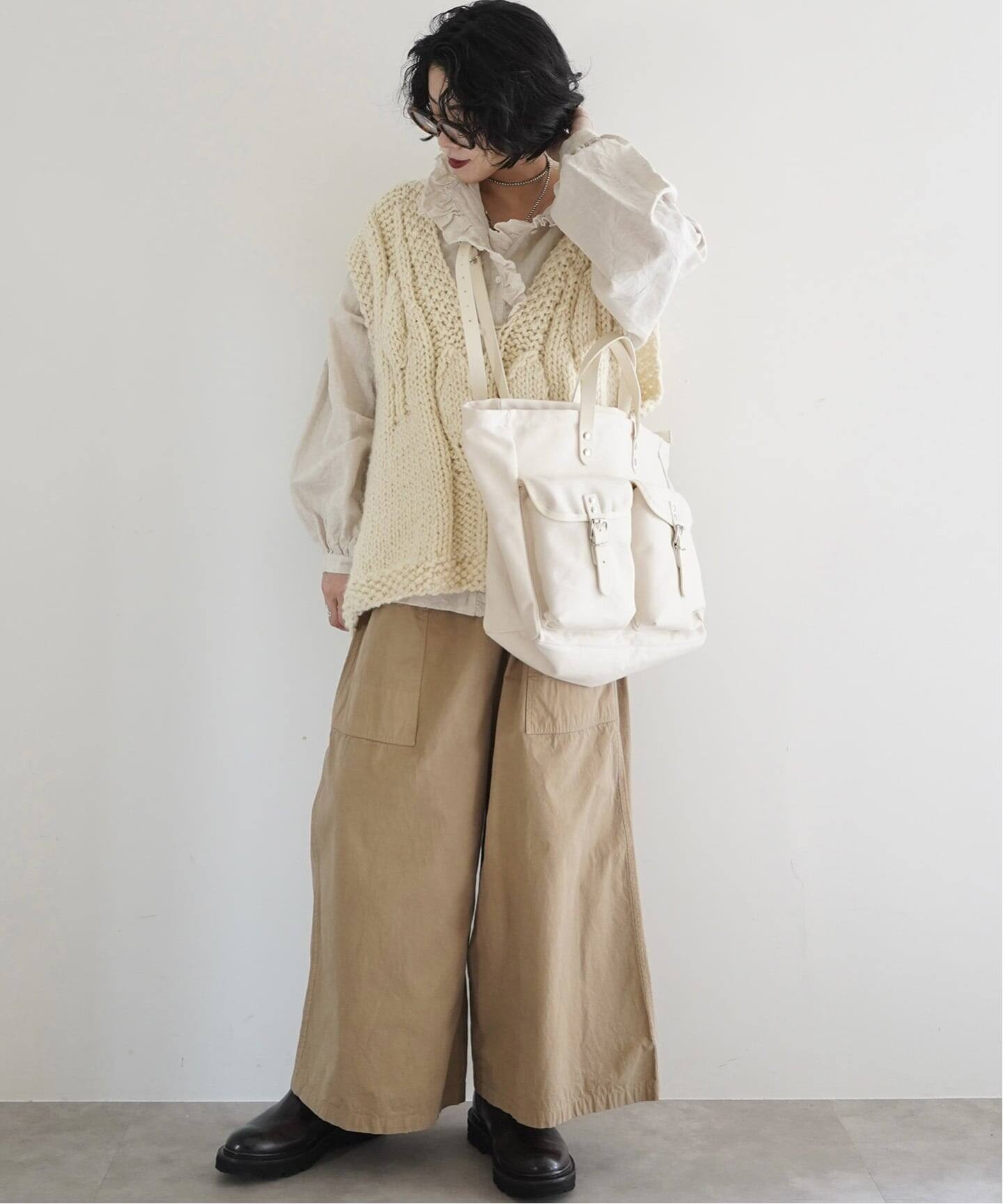 MAYDI 】Hand-Knit V-neck Vest（ベスト）｜journal standard luxe 