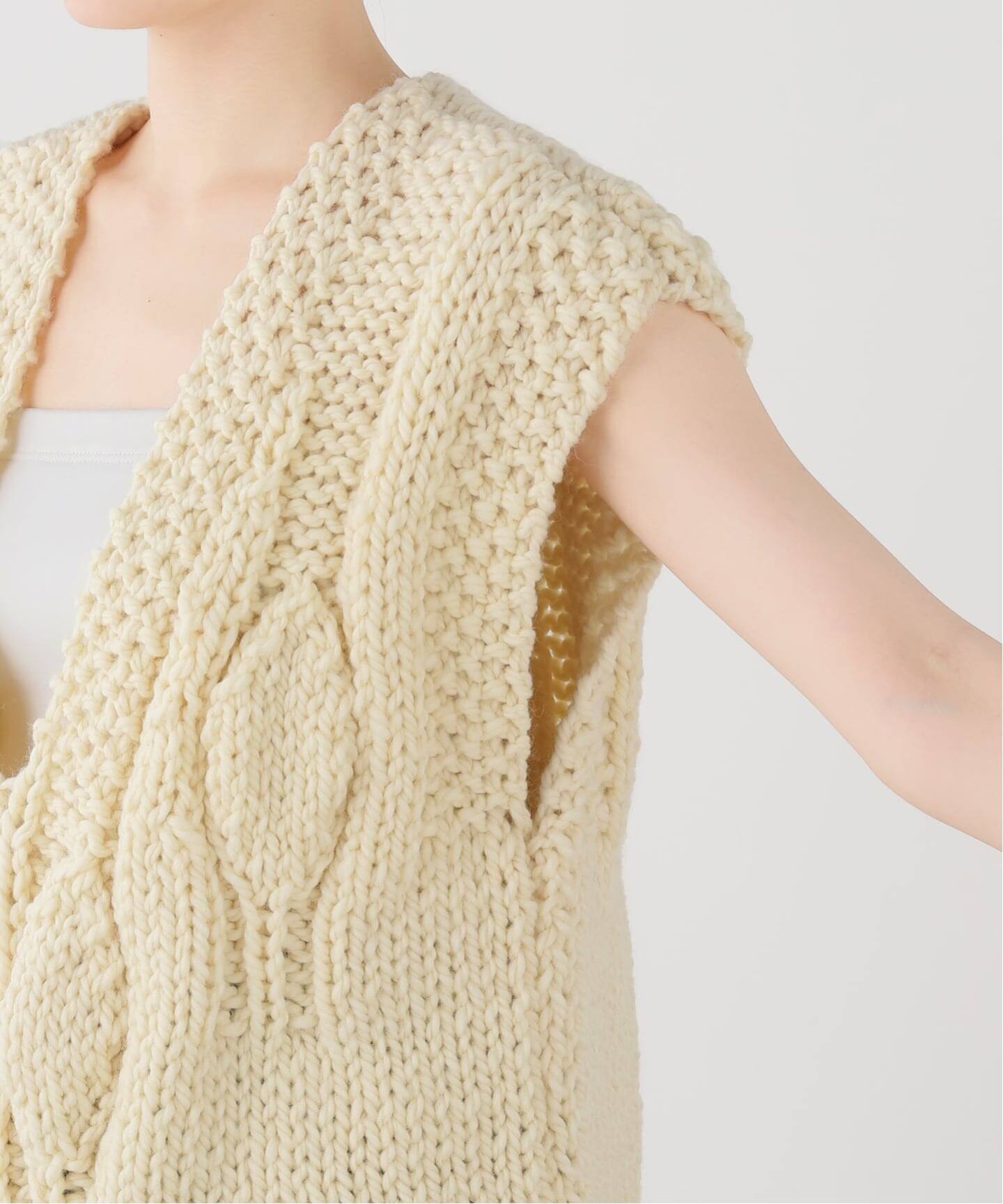 MAYDI 】Hand-Knit V-neck Vest（ベスト）｜journal standard luxe