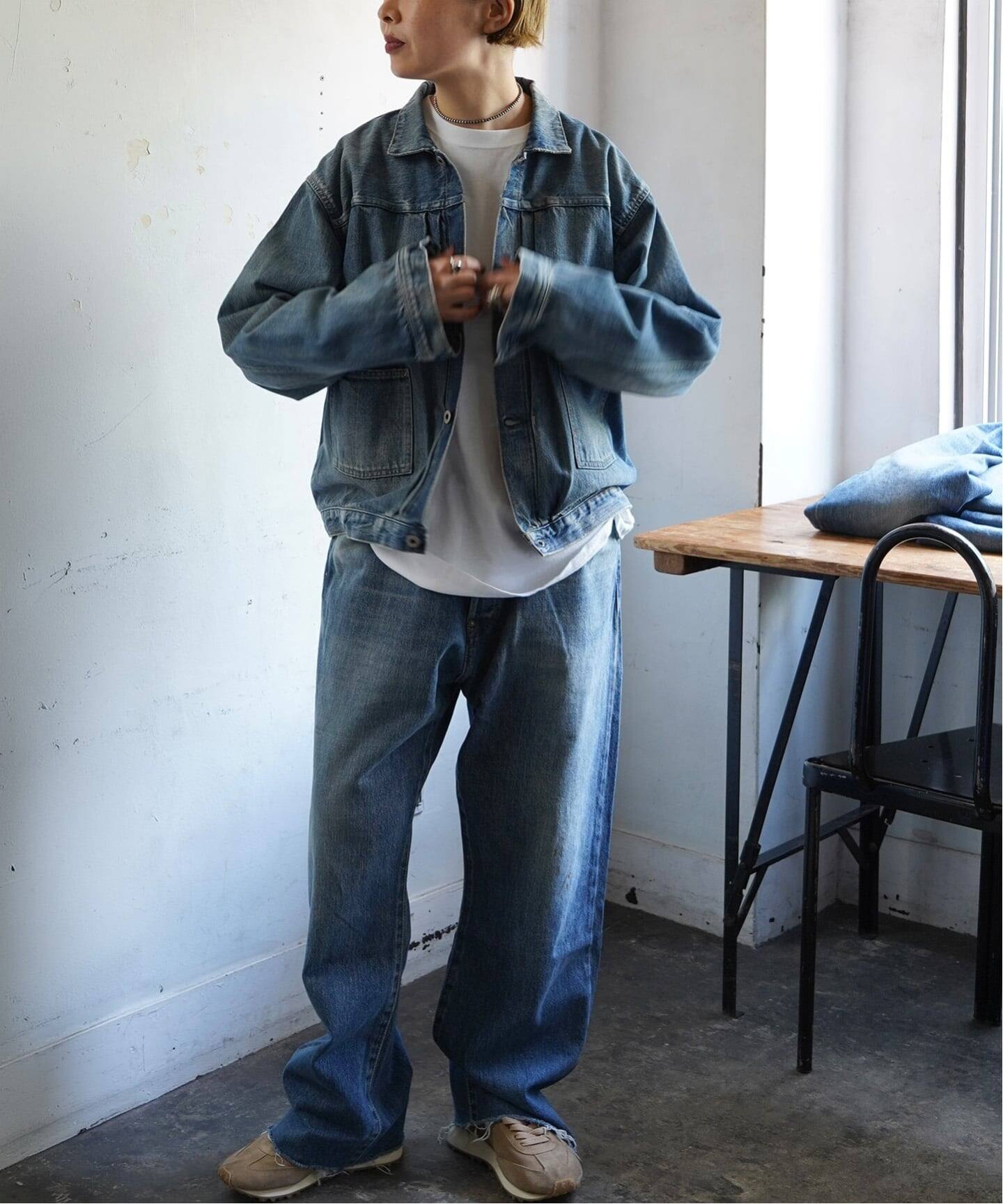 chimala】UNISEX 12oz SELVEDGE DENIM SHORT（デニムジャケット
