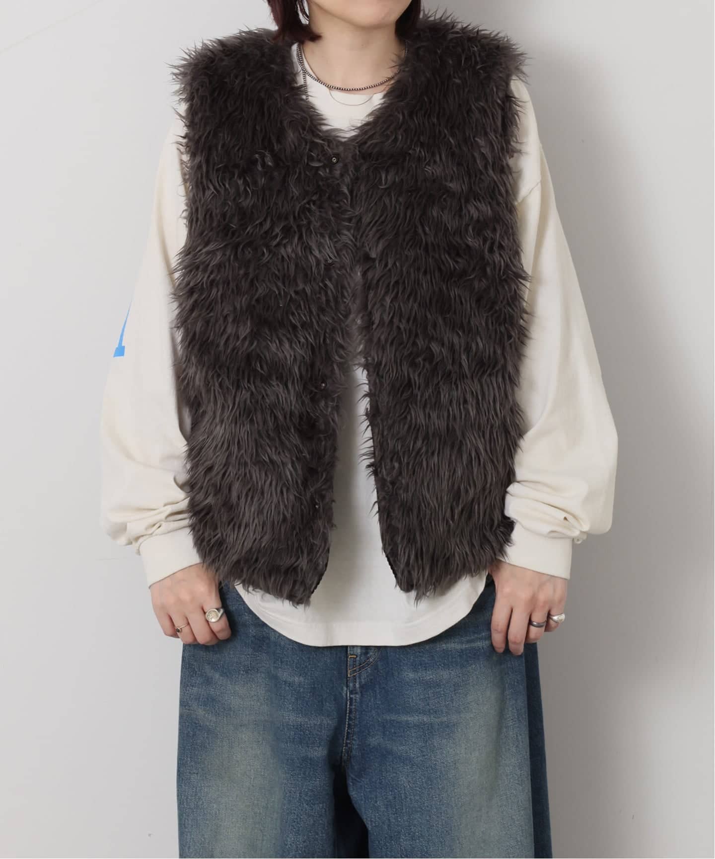 予約》【HARi 】REVERSIBLE WORK VEST（ベスト）｜journal standard