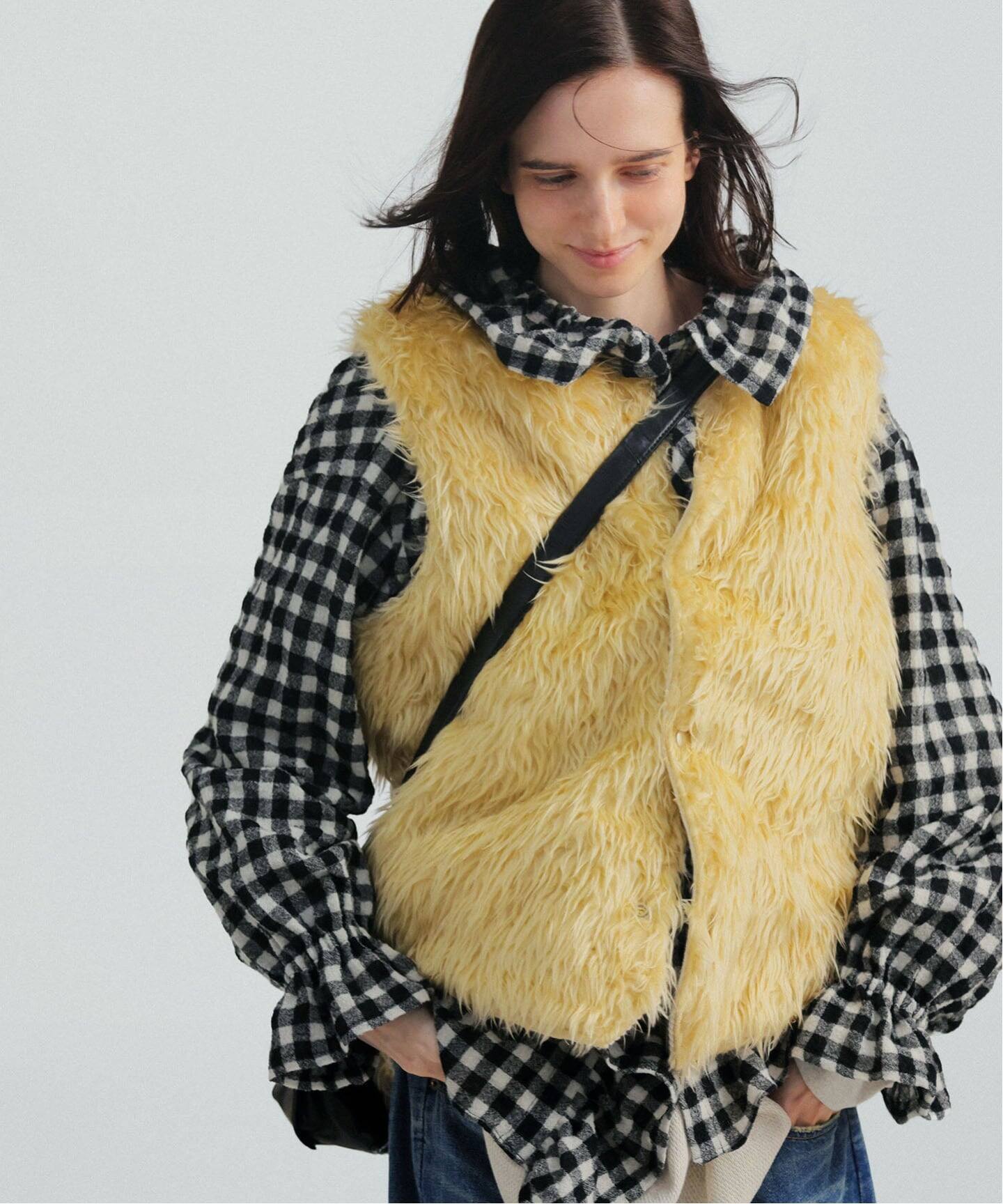 予約》【HARi 】REVERSIBLE WORK VEST（ベスト）｜journal standard