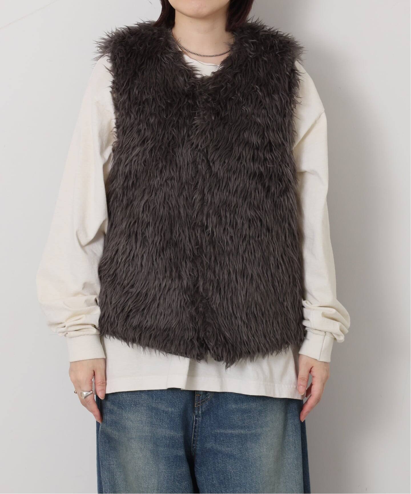 予約》【HARi 】REVERSIBLE WORK VEST（ベスト）｜journal standard