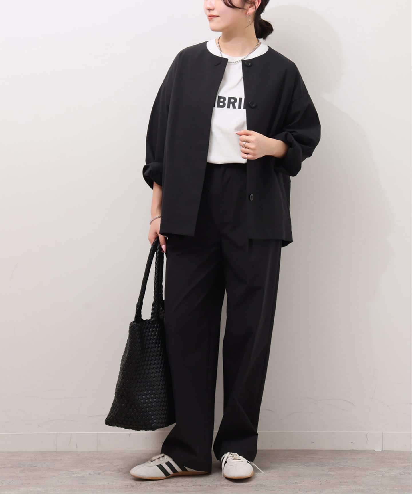 追加》［撥水 / UVカット］【SPENSIERATO】クルーネックコクーン