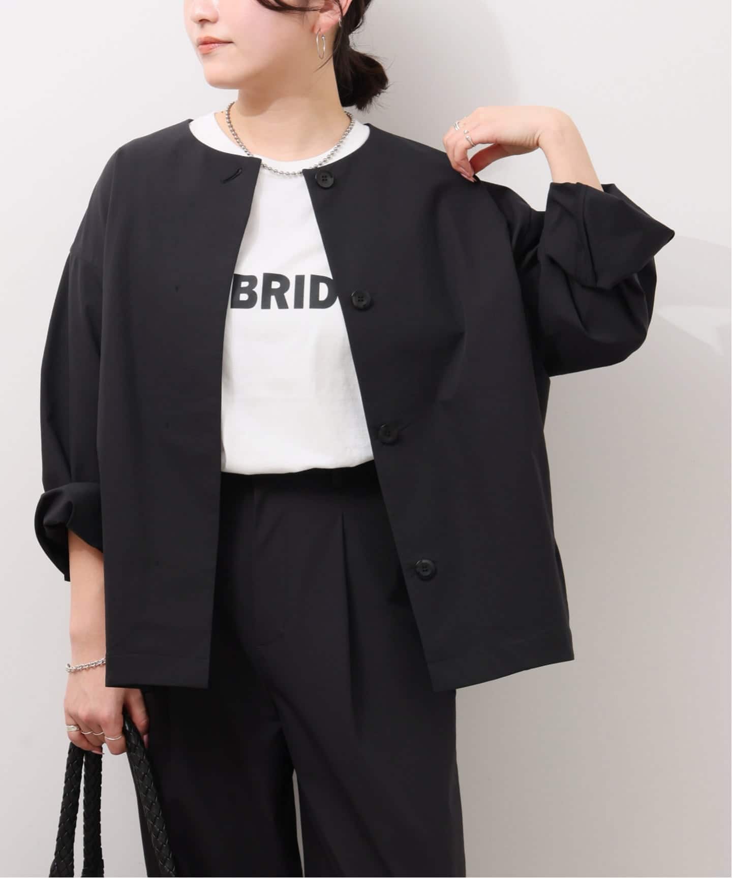 JOURNAL STANDARD relume クルーネックコクーンブルゾン 追加》［撥水 / UVカット］【SPENSIERATO】クルーネックコクーン