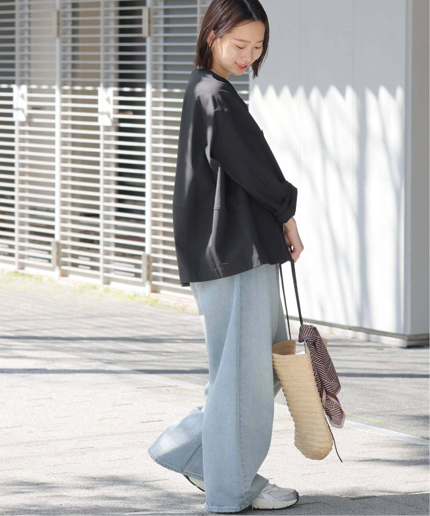 追加》［撥水 / UVカット］【SPENSIERATO】クルーネックコクーン