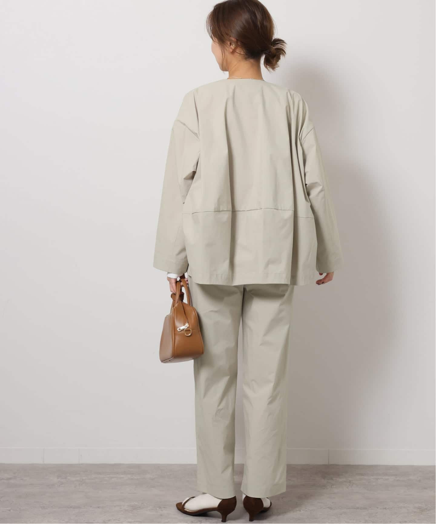 追加》［撥水 / UVカット］【SPENSIERATO】クルーネックコクーン