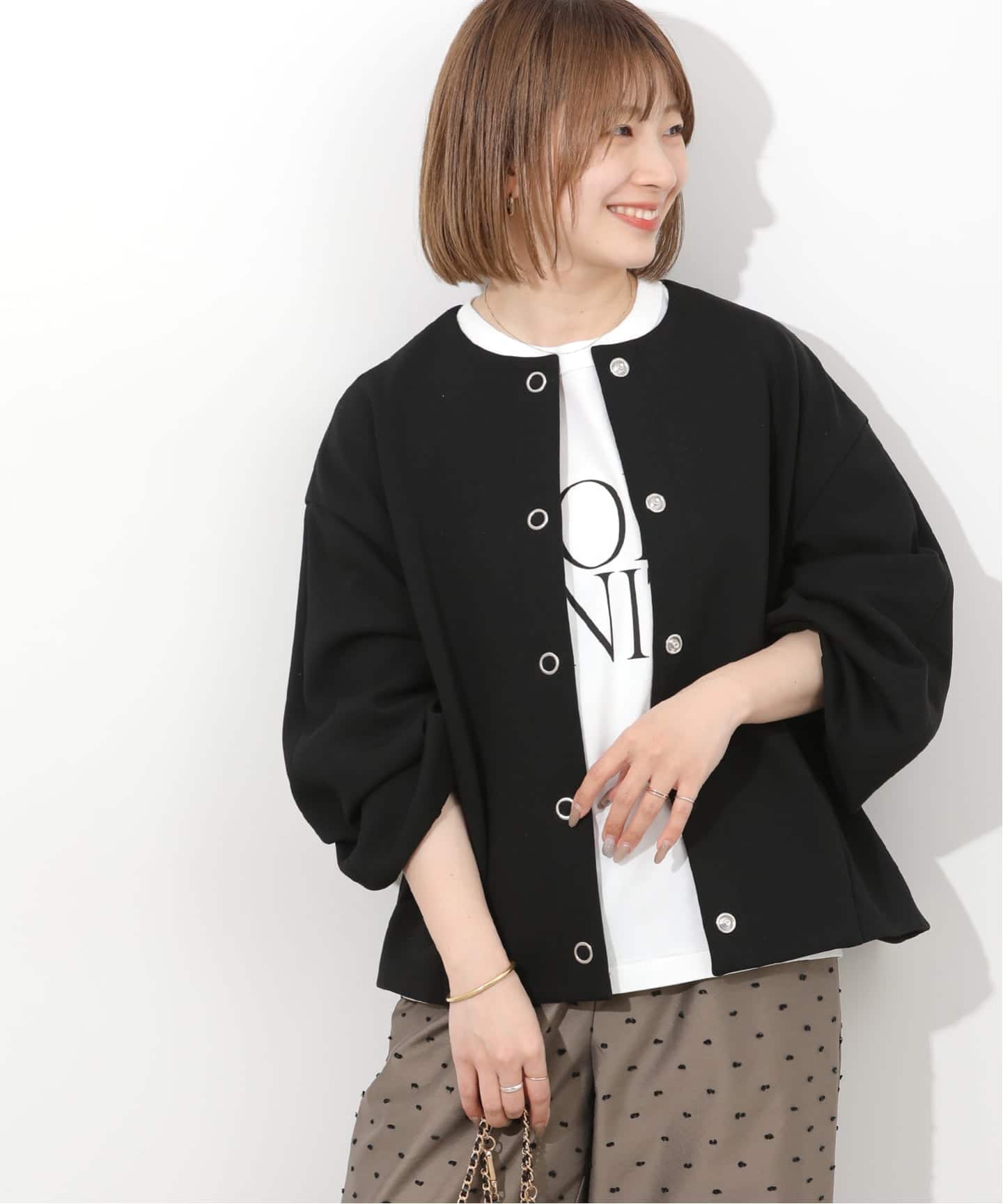 ノーカラーコクーンブルゾン（ノーカラーコート）｜JOURNAL STANDARD
