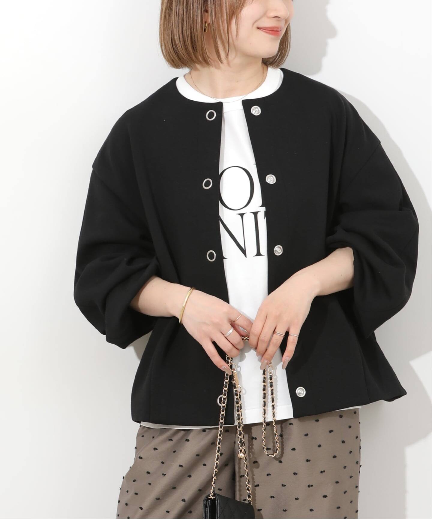ノーカラーコクーンブルゾン（ノーカラーコート）｜JOURNAL STANDARD 
