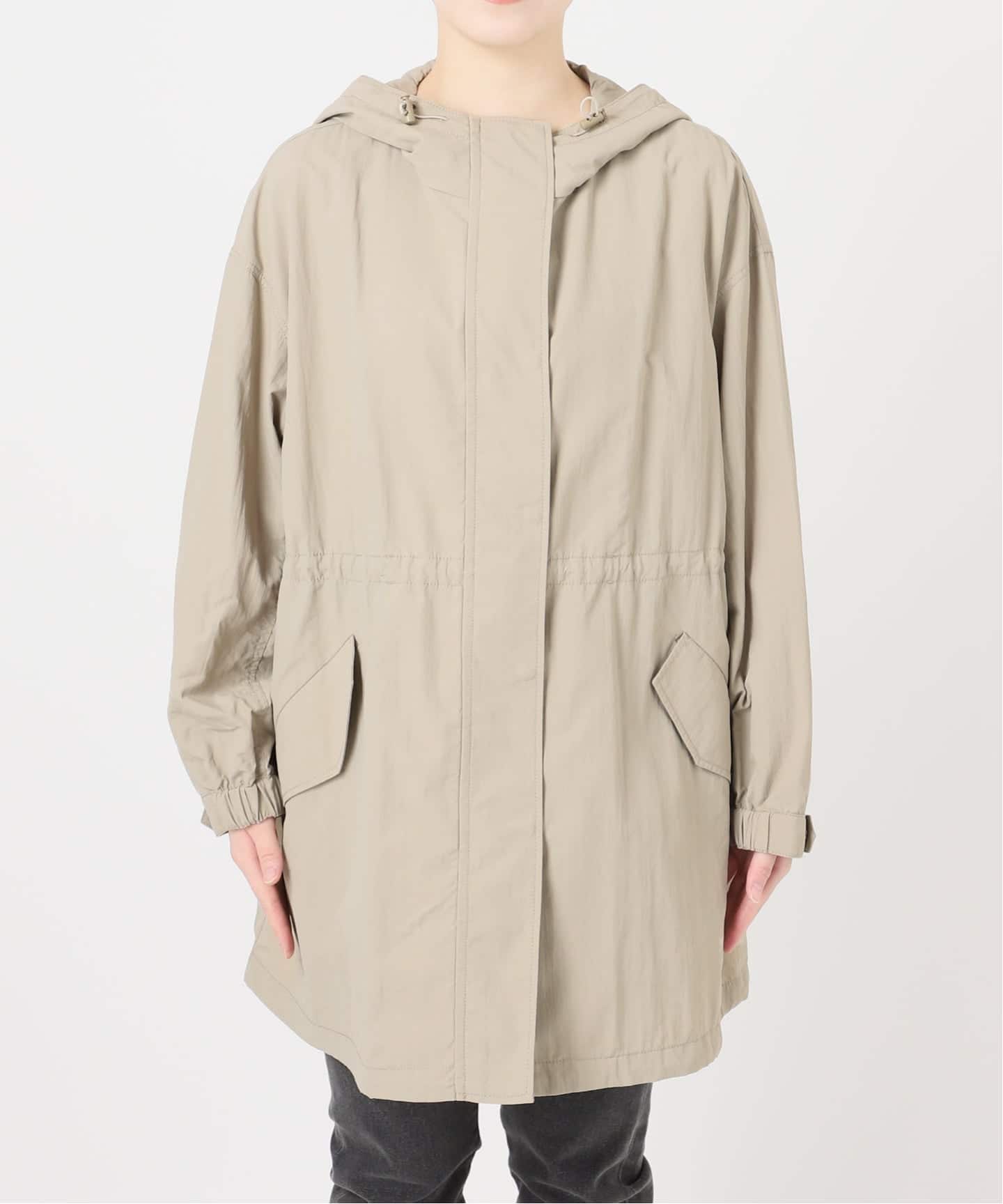 予約》［手洗い可］撥水ナイロンフーディーブルゾン（ナイロン