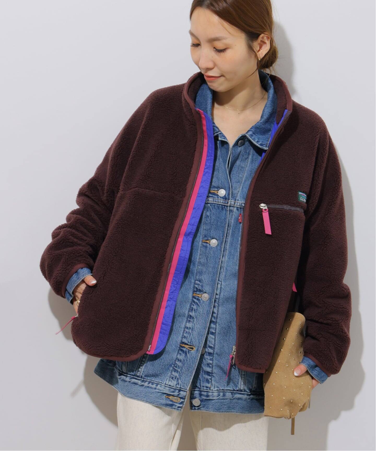 追加予約》【L.L.Bean/エルエルビーン】Topsham ボアフリース 