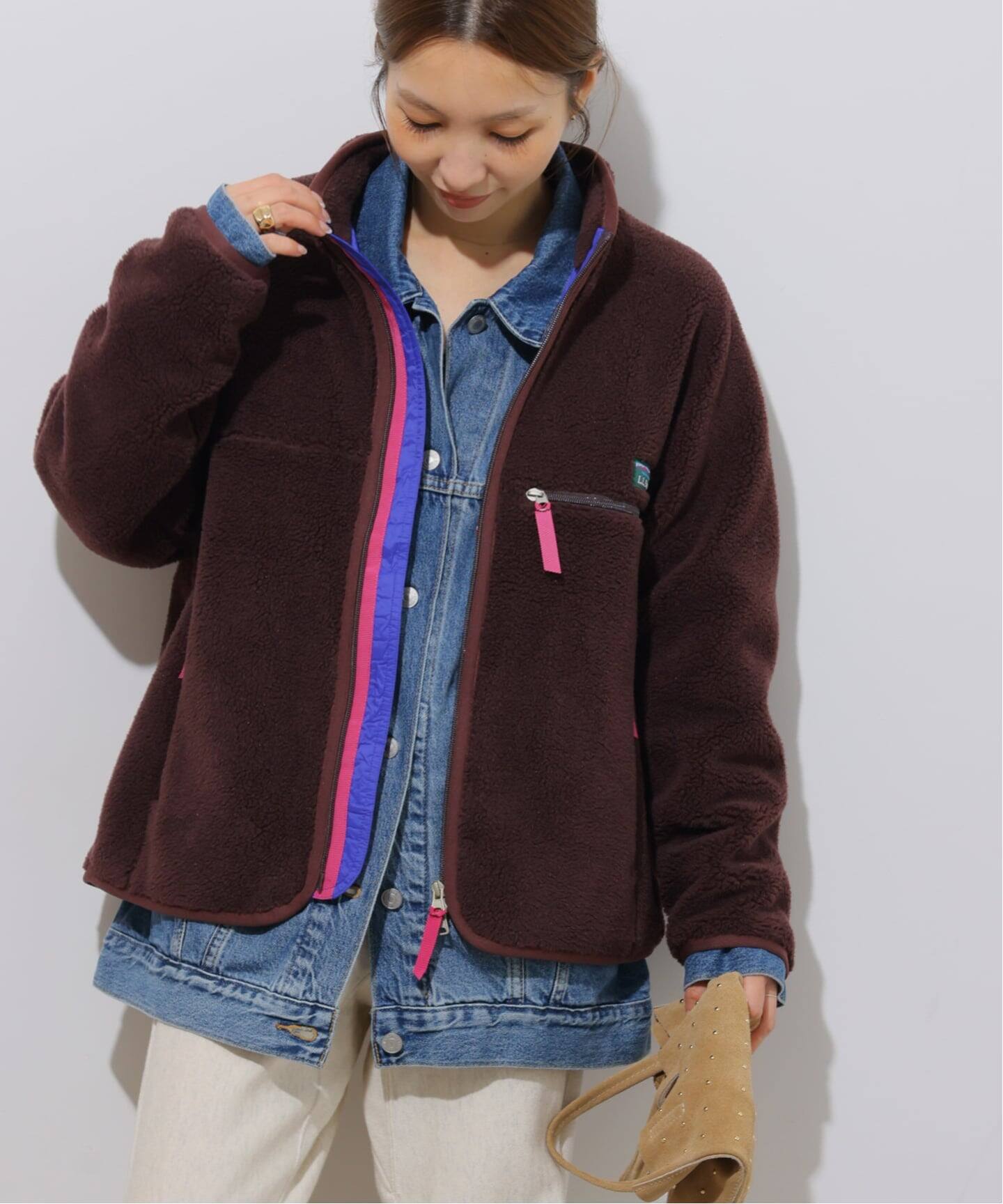 追加予約》【L.L.Bean/エルエルビーン】Topsham ボアフリース 
