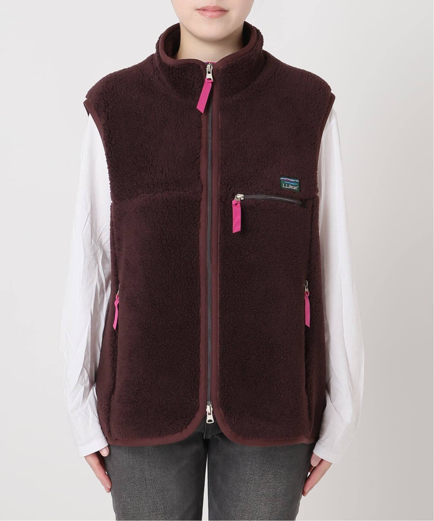 予約》【L.L.Bean/エルエルビーン】Topsham ボアフリースベスト 