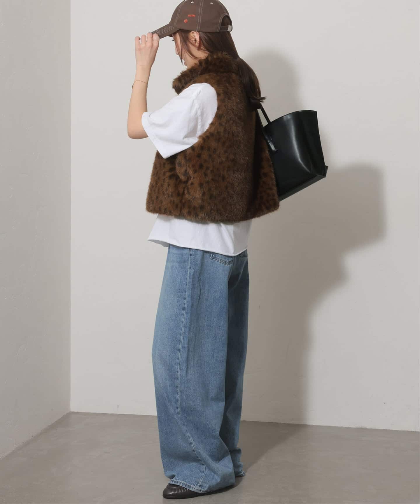 ARCHIVE STANCE/アーカイブスタンス】 fake fur mini vest（ベスト