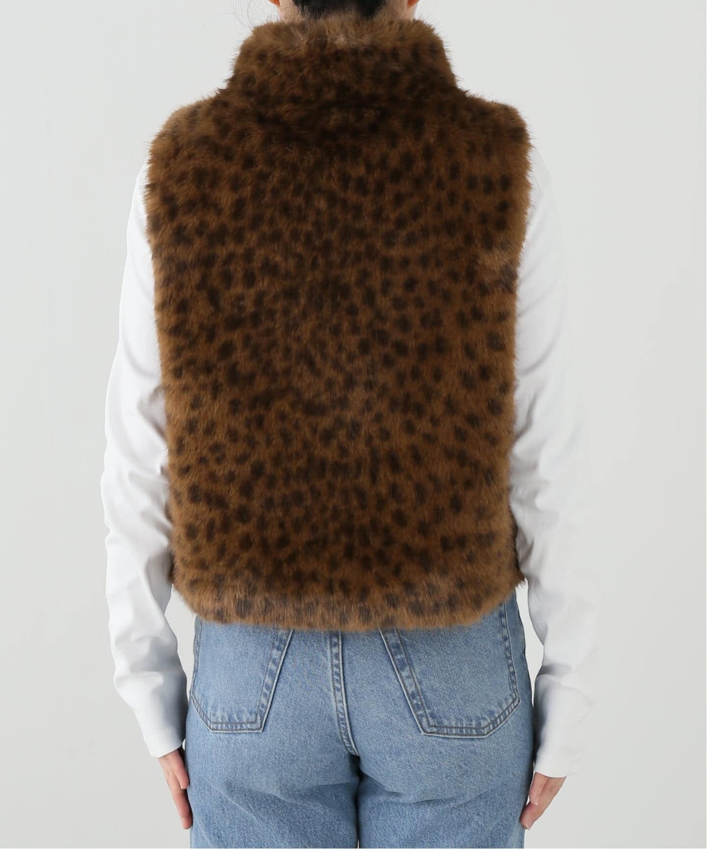 ARCHIVE STANCE/アーカイブスタンス】 fake fur mini vest（ベスト