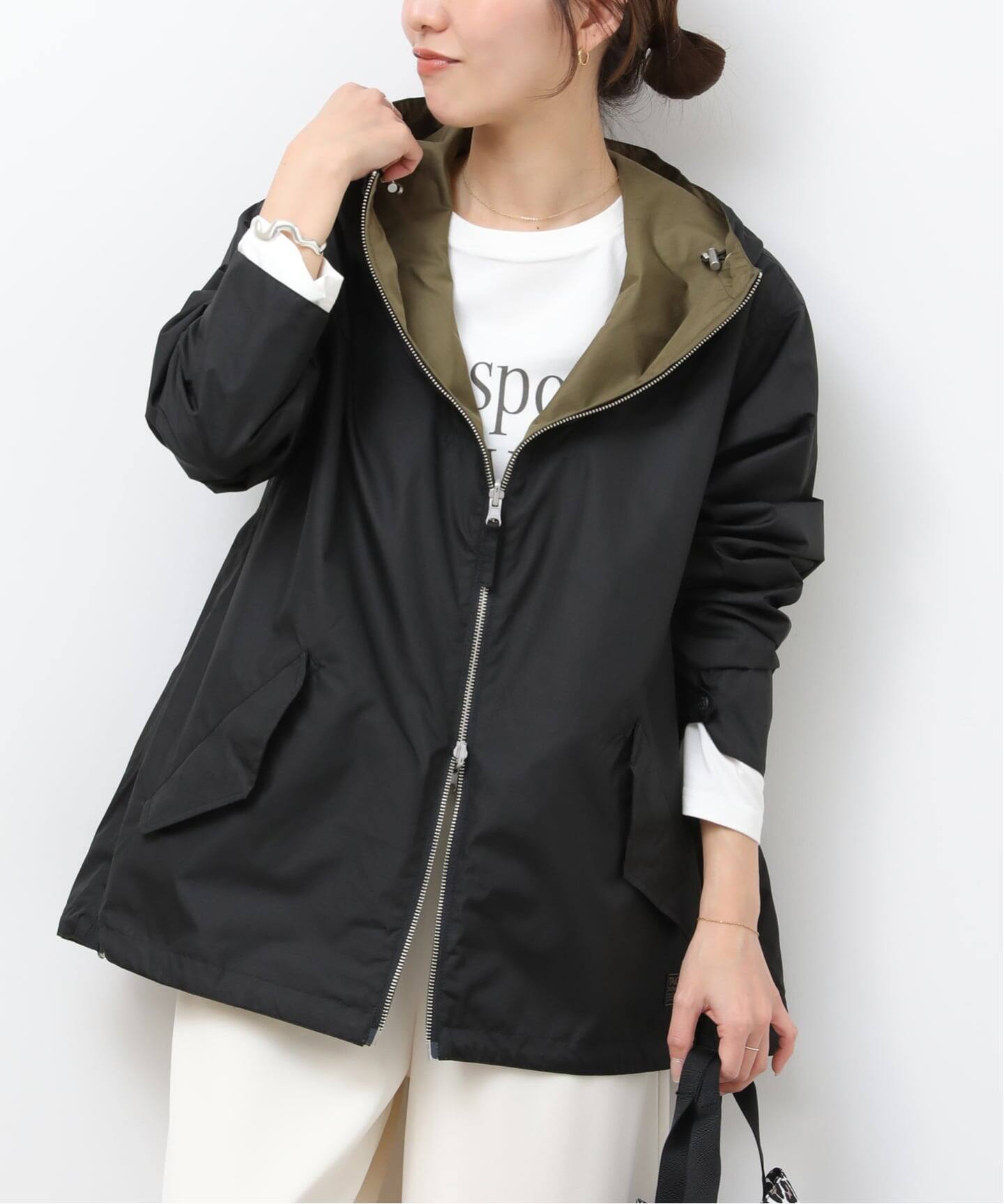 予約》［26SS新作］別注【TAION / タイオン】リバーシブルパーカー