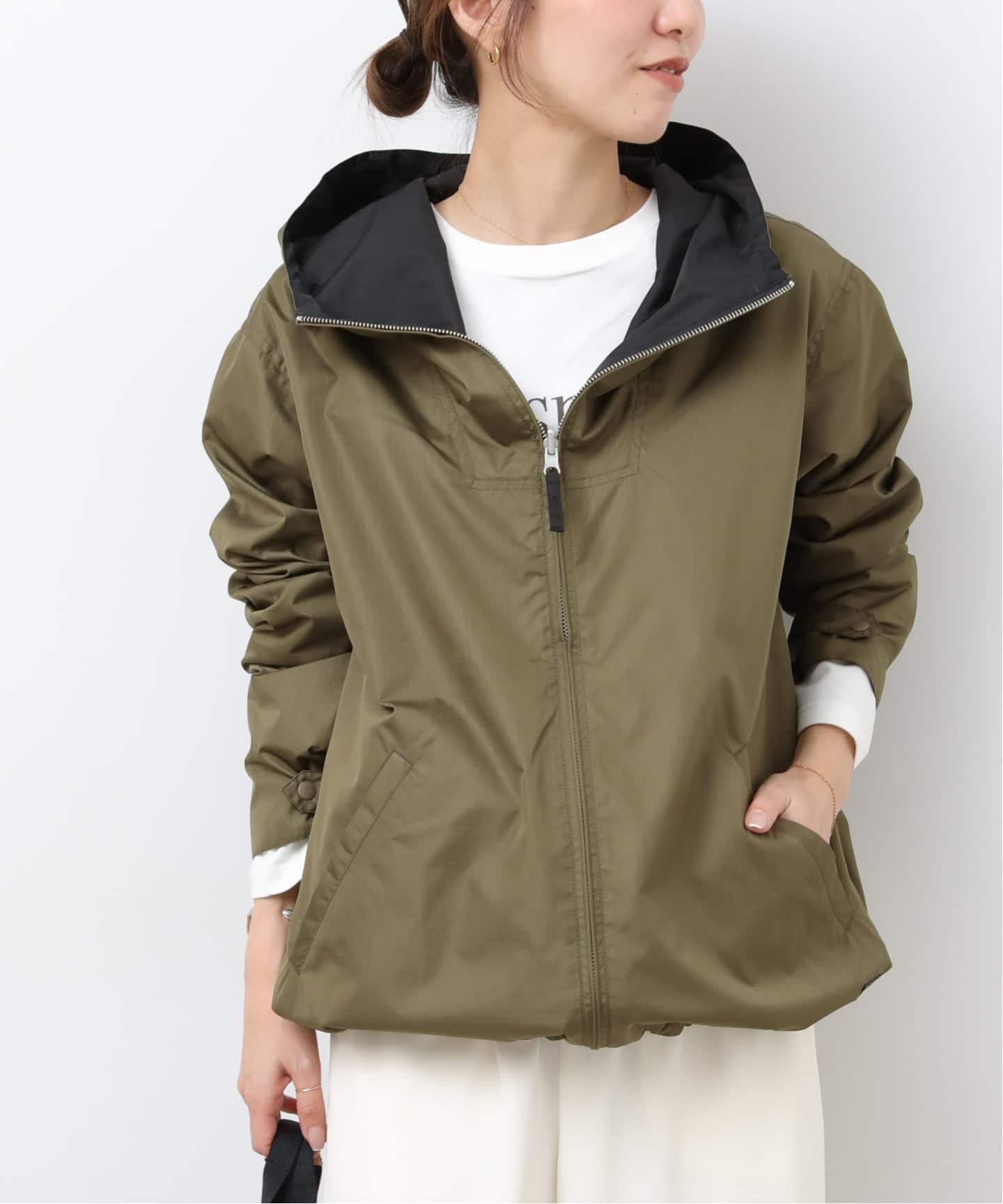 予約》［26SS新作］別注【TAION / タイオン】リバーシブルパーカー