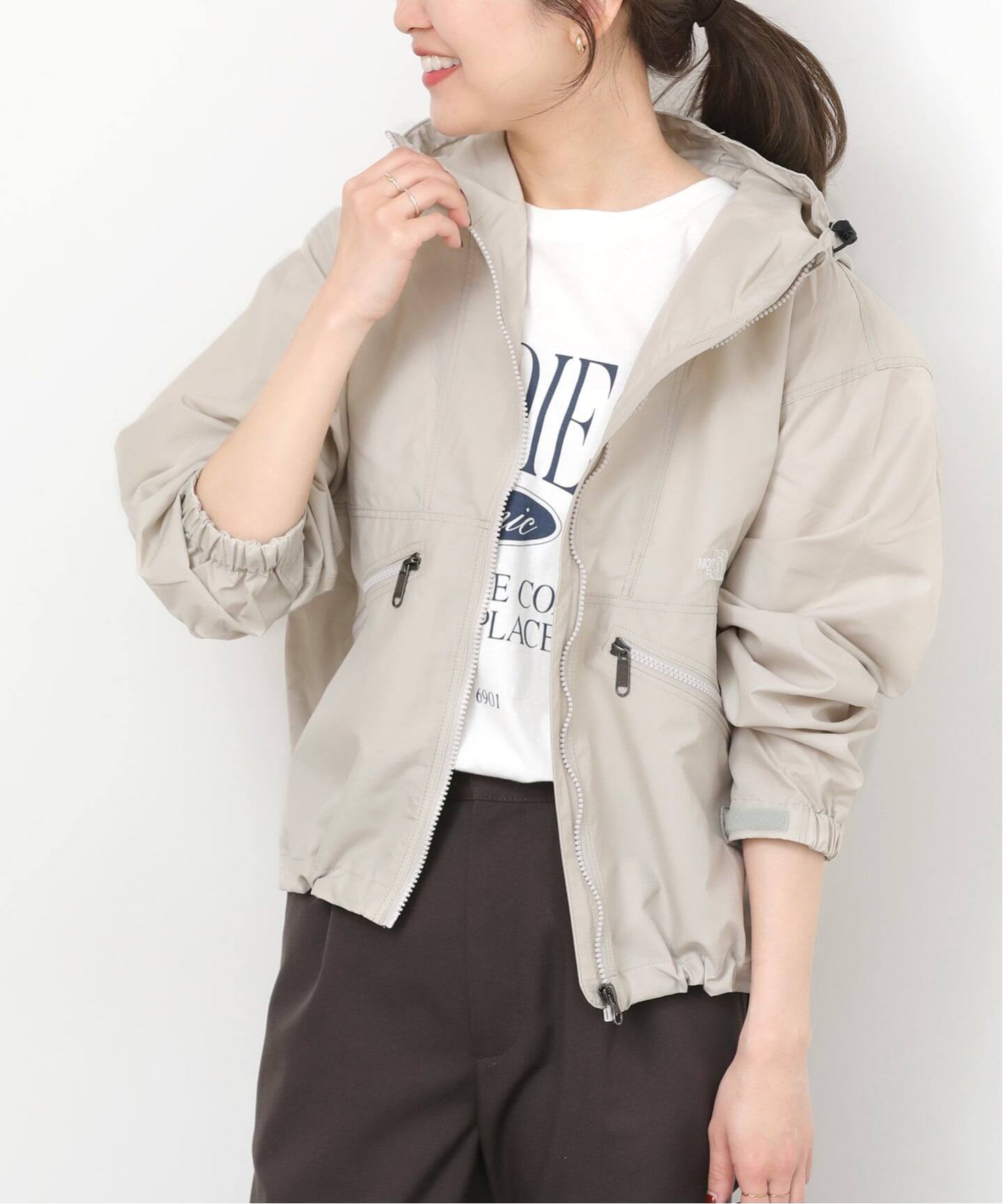 追加》撥水【THE NORTH FACE】 Short Compact Jacket：ブルゾン 