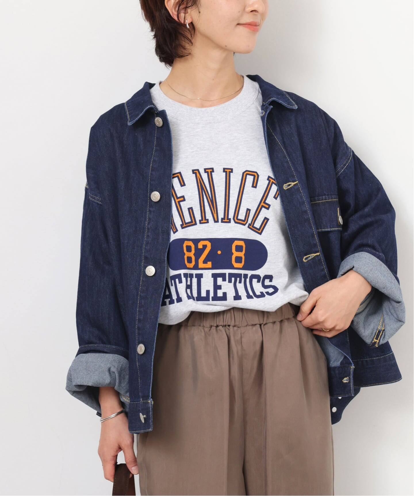 レリューム デニムジャケット 予約》［26SS新作］【LANCER/ランサー】ビッグジャケット（デニム