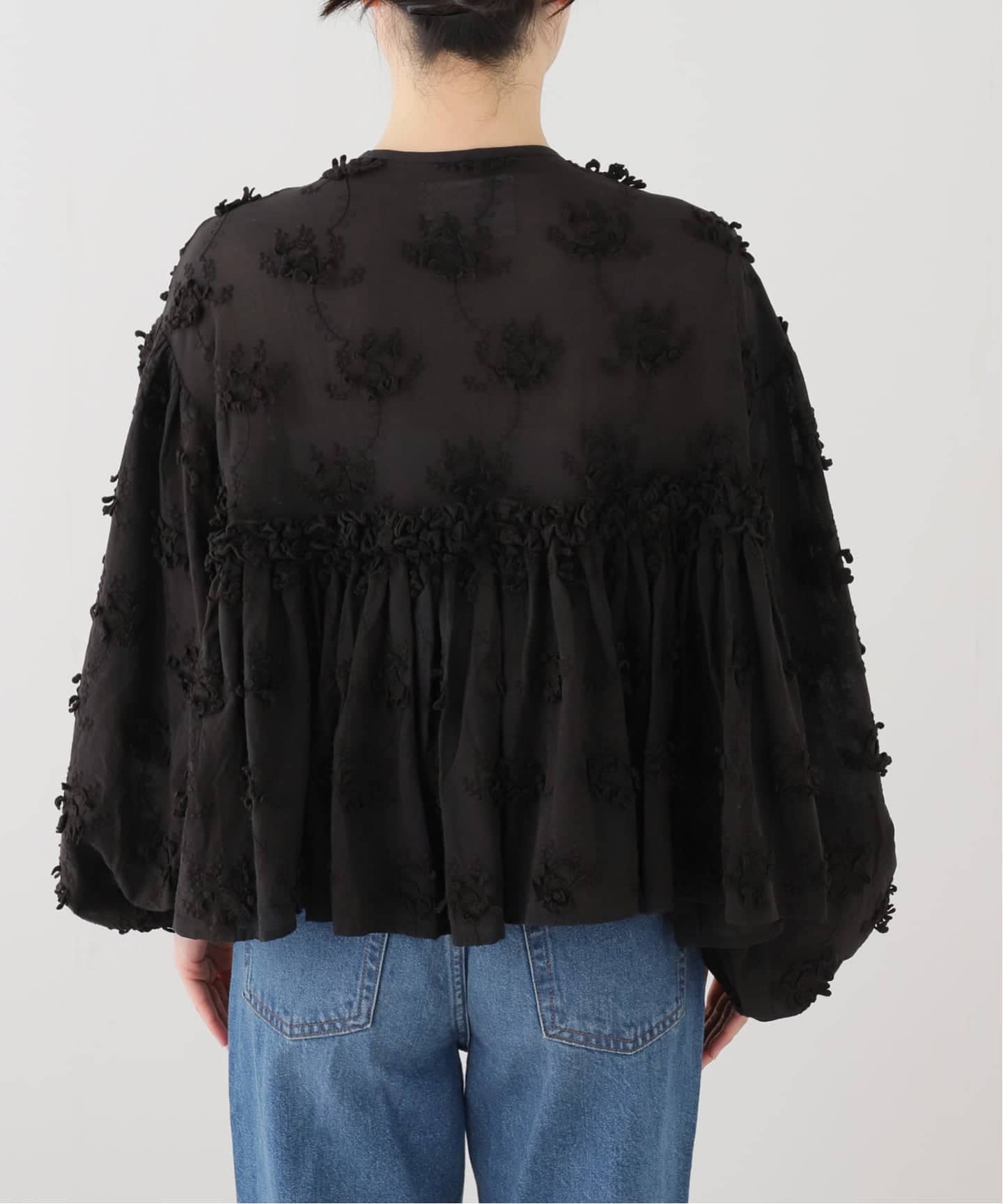 crinkle crinkle crinkle】 3D embroidery gather bolero（その他