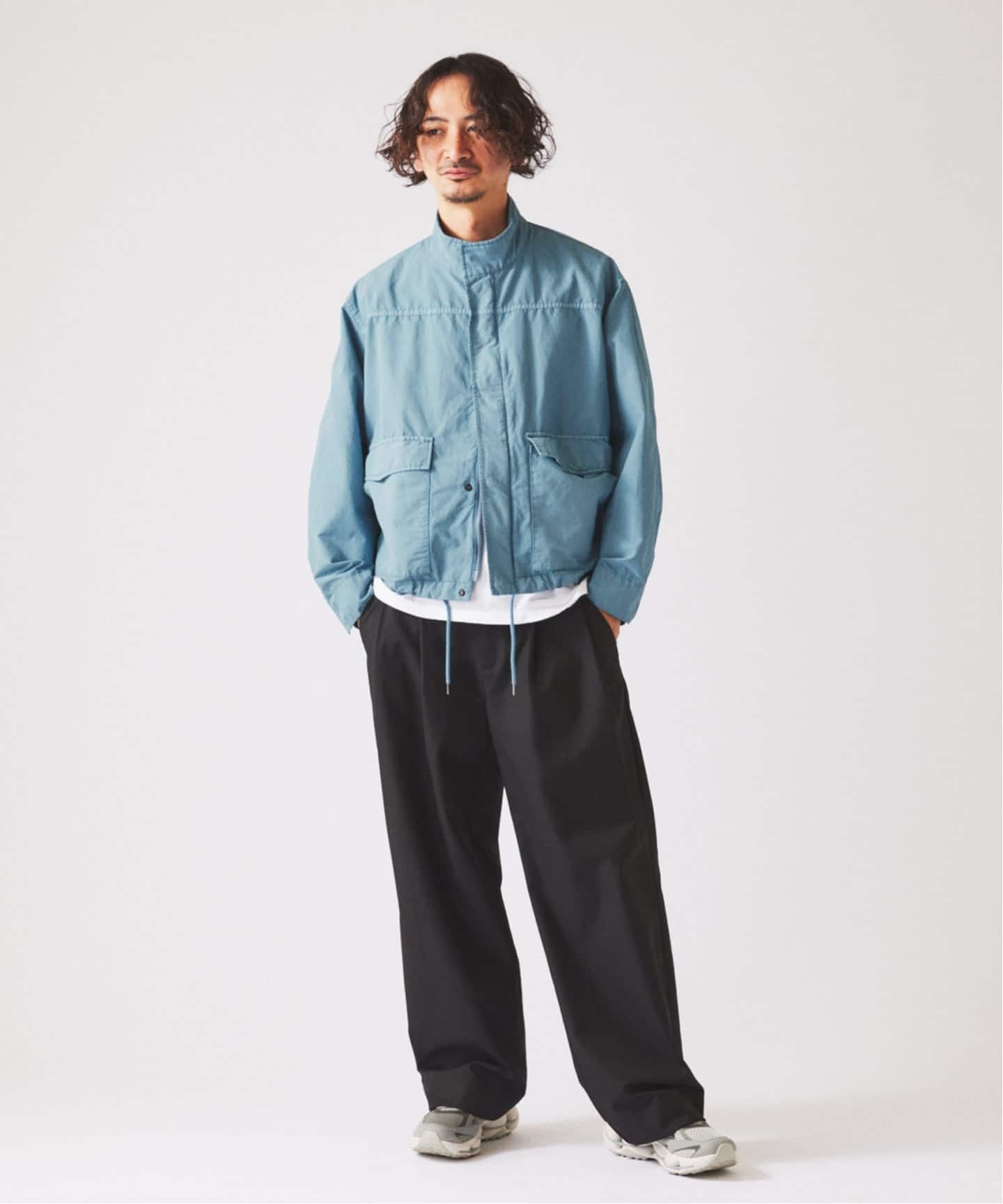 予約》フェード マウンテン スタンドカラー ブルゾン（マウンテン