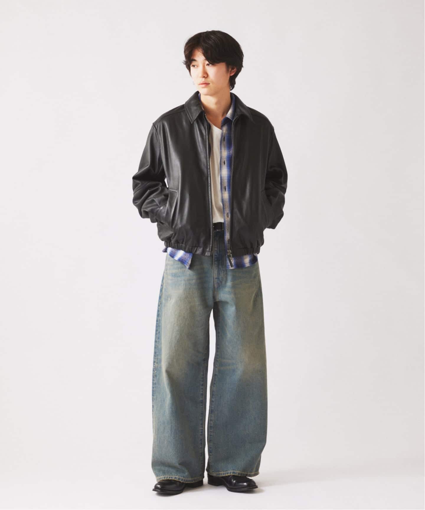 ラムレザー ジップジャケット（レザージャケット）｜JOURNAL STANDARD