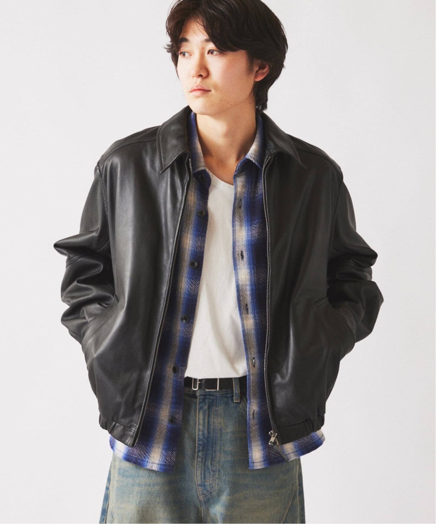 ラムレザー ジップジャケット（レザージャケット）｜JOURNAL STANDARD