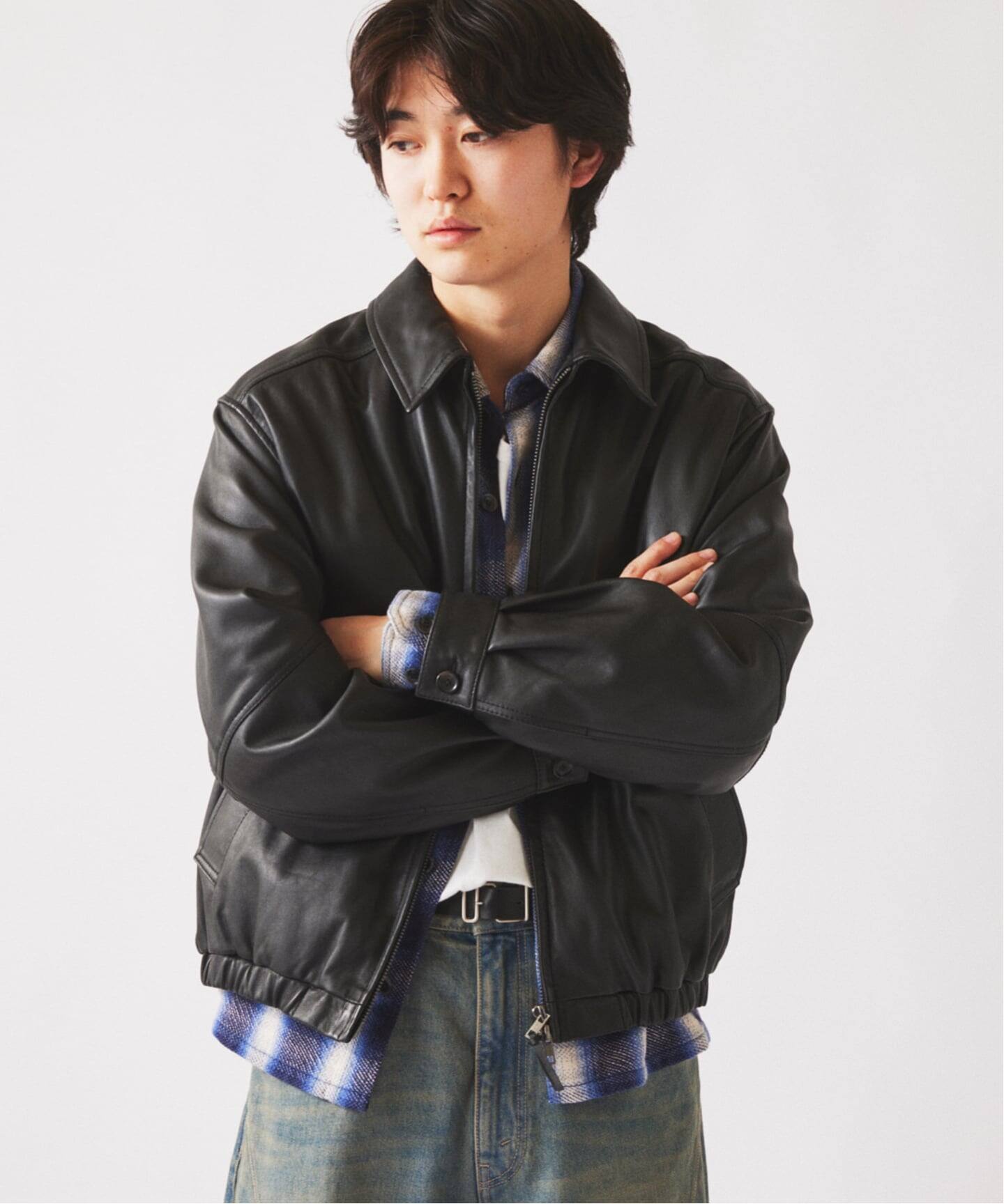 ラムレザー ジップジャケット（レザージャケット）｜JOURNAL STANDARD 