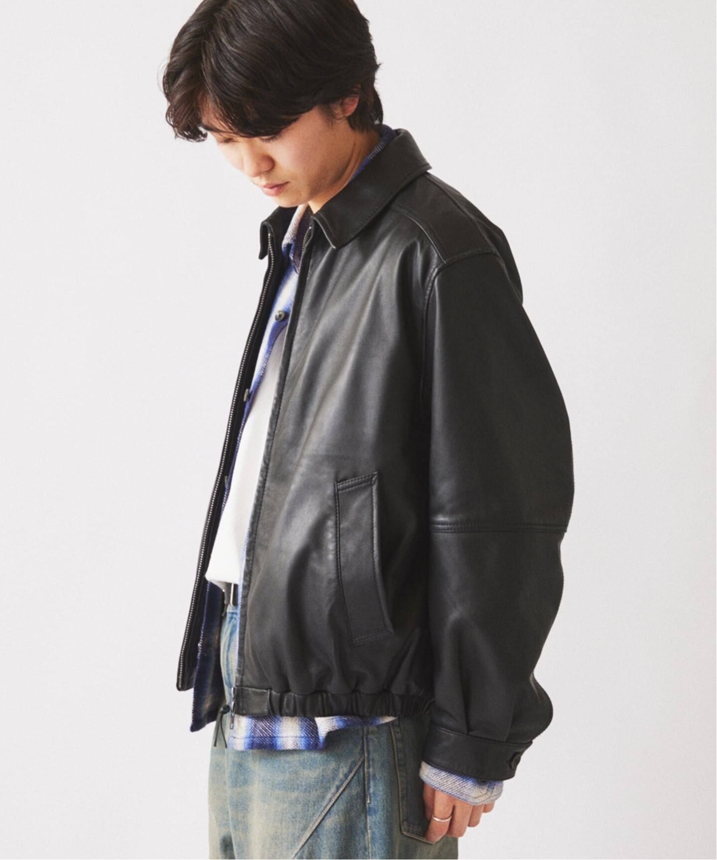 ジャーナルスタンダード レリューム　ラムレザージャケット ラムレザー ジップジャケット｜ジャーナルスタンダード レリュームの