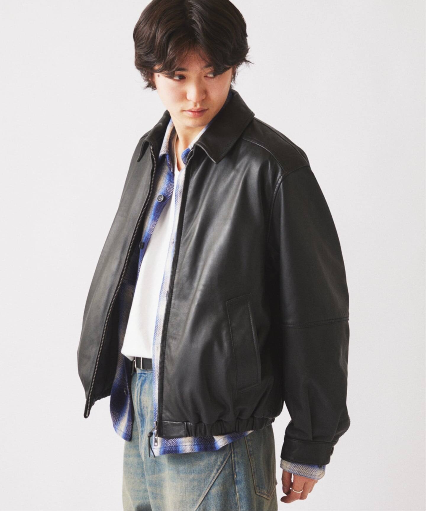 ラムレザー ジップジャケット（レザージャケット）｜JOURNAL STANDARD