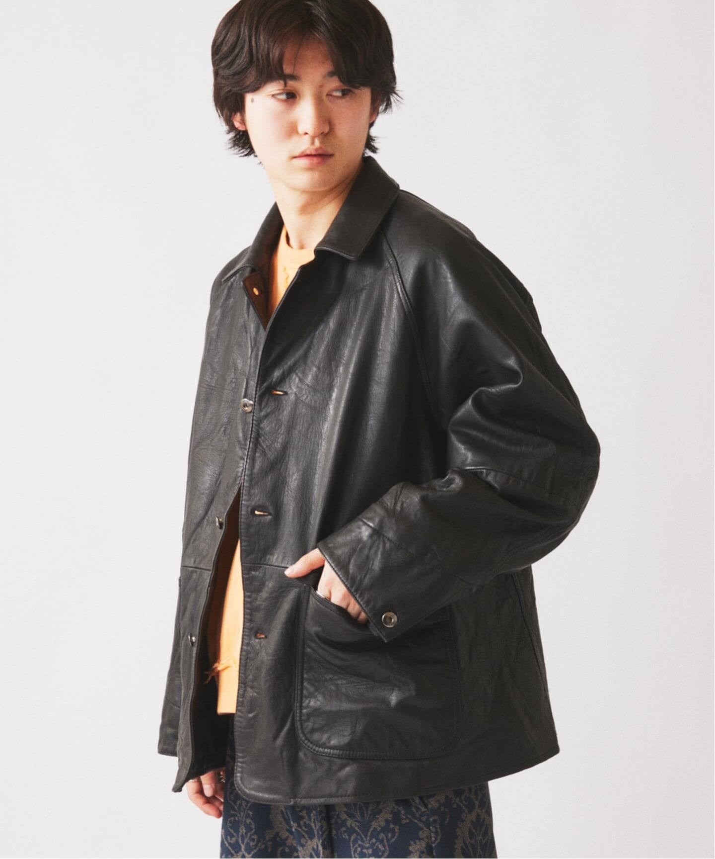 ゴートレザー カバーオール（レザージャケット）｜JOURNAL STANDARD