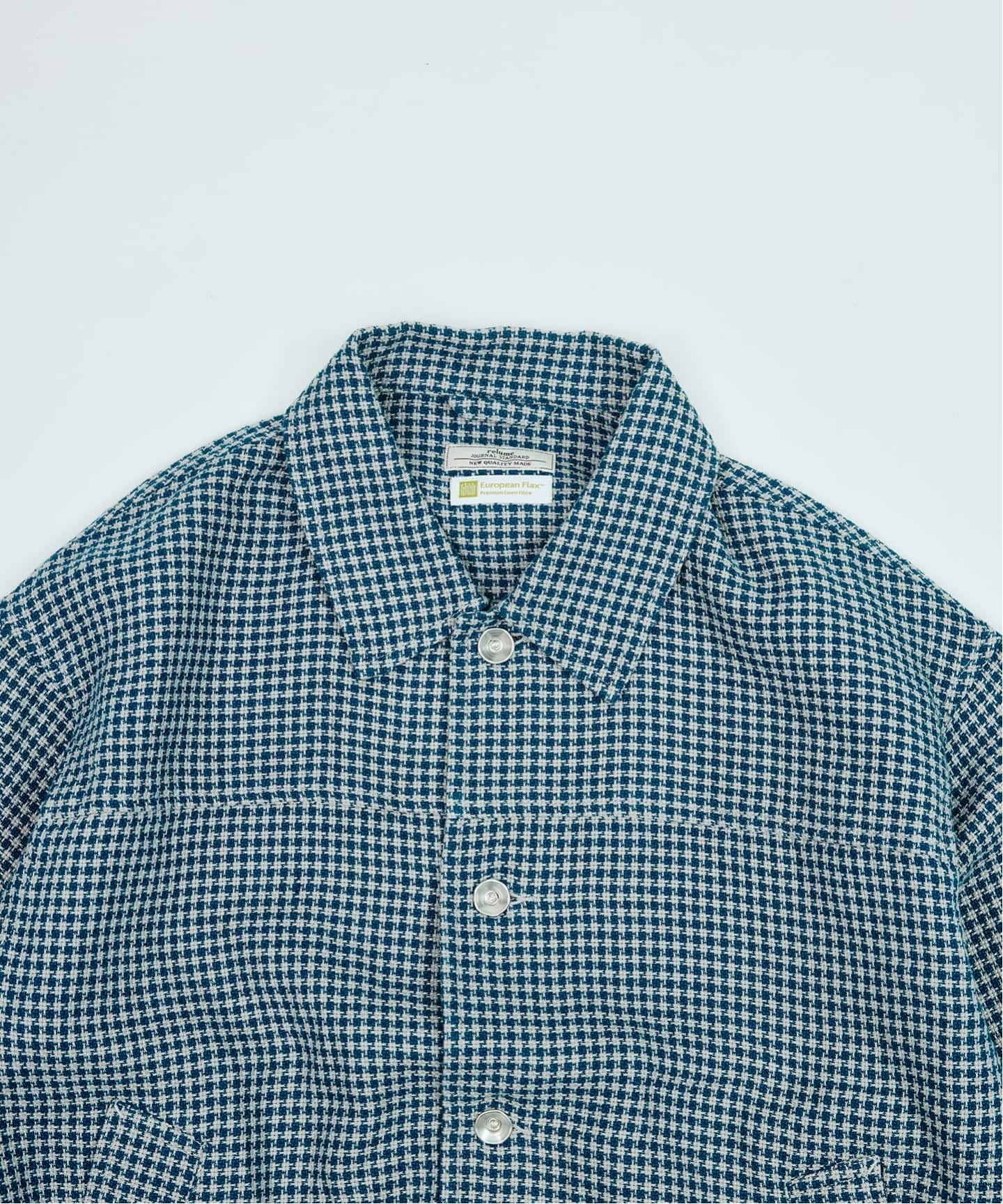European Flax / ヨーロピアン フラックス トラッカー シャツ ブルゾン