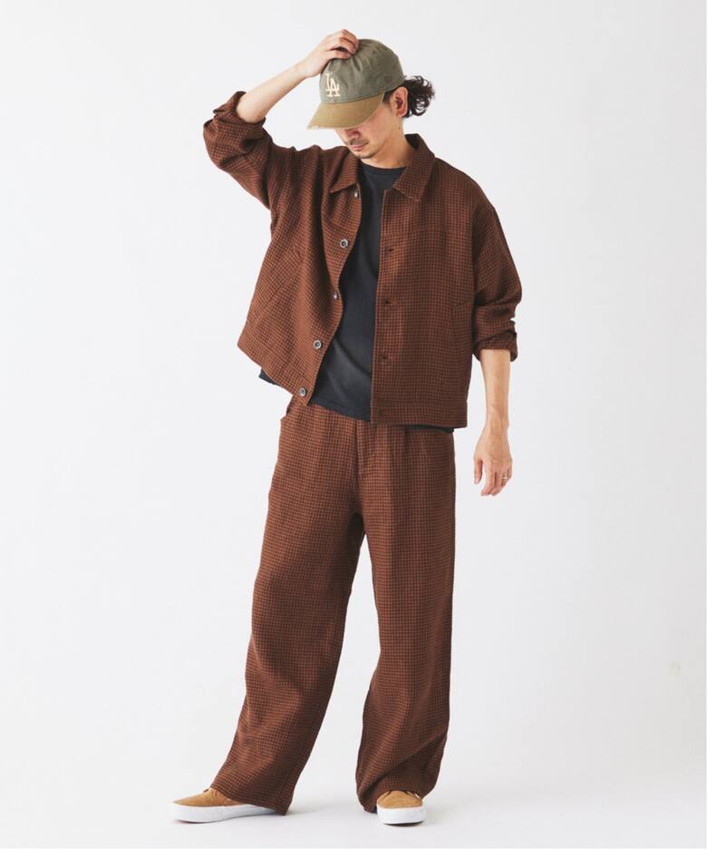 European Flax / ヨーロピアン フラックス トラッカー シャツ ブルゾン 