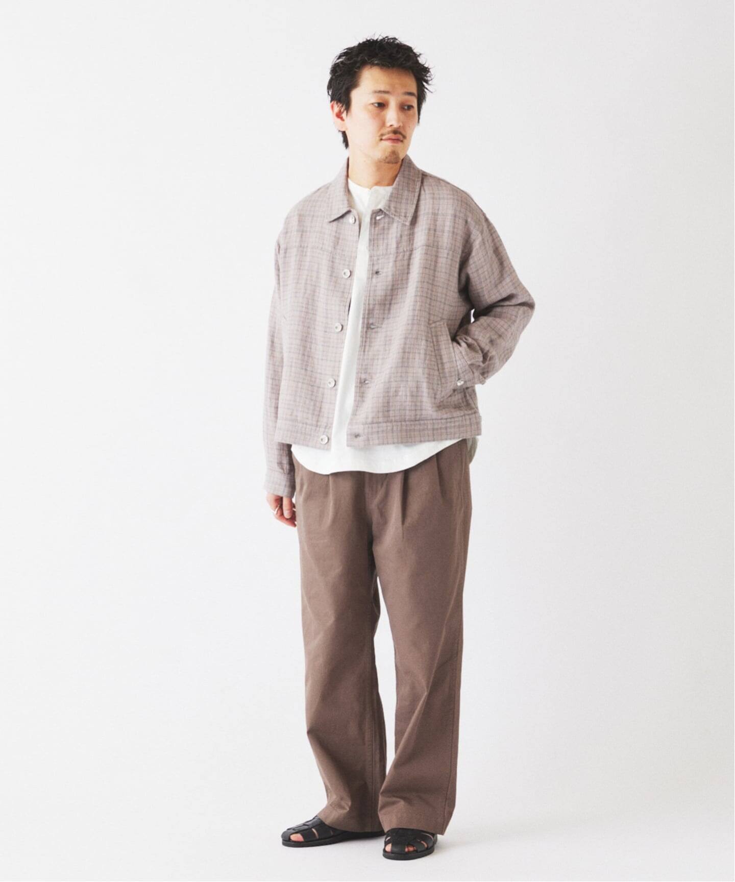 ヨーロピアン フラックス トラッカー シャツ ブルゾン European Flax / ヨーロピアン フラックス トラッカー シャツ ブルゾン