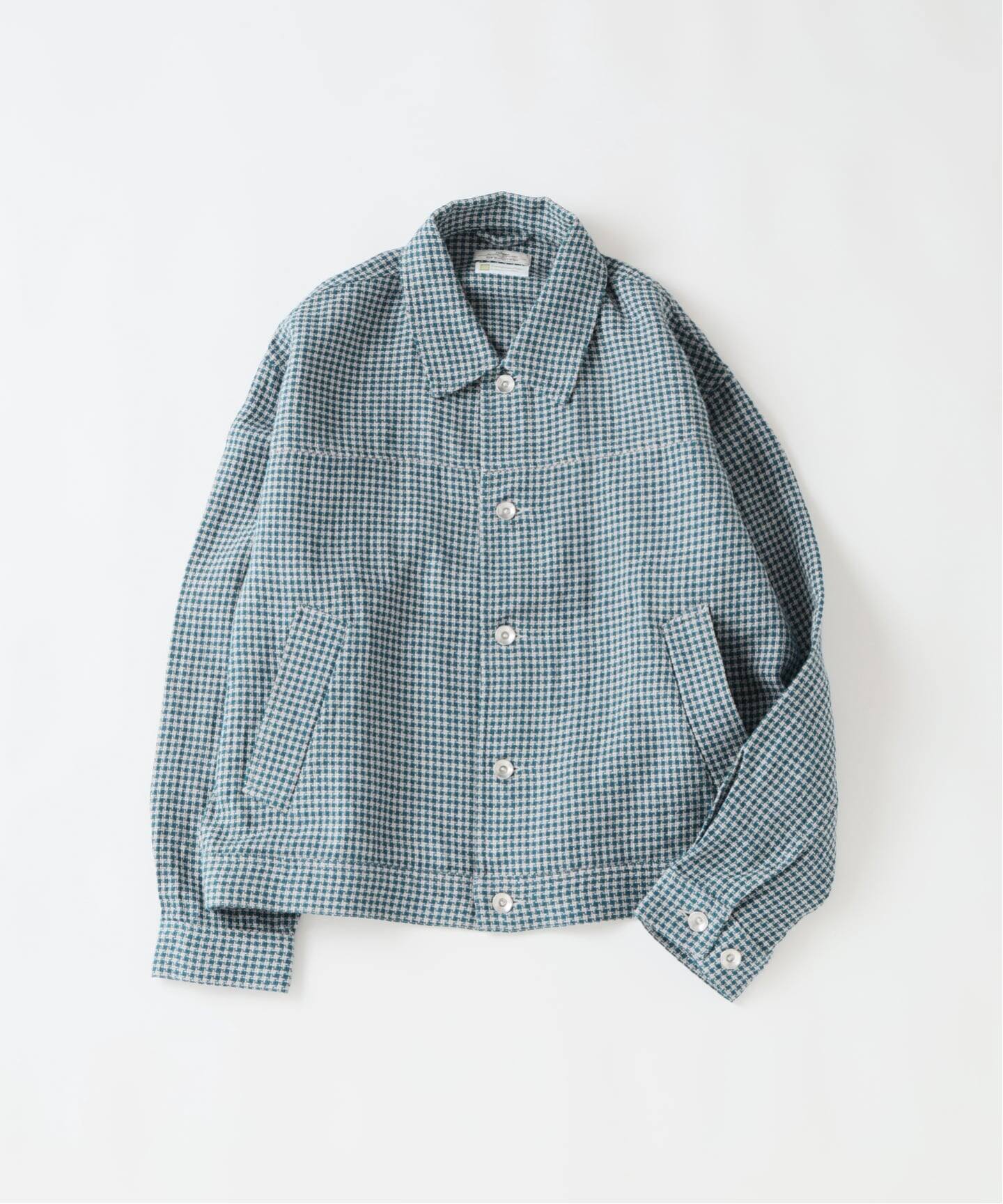European Flax / ヨーロピアン フラックス トラッカー シャツ ブルゾン