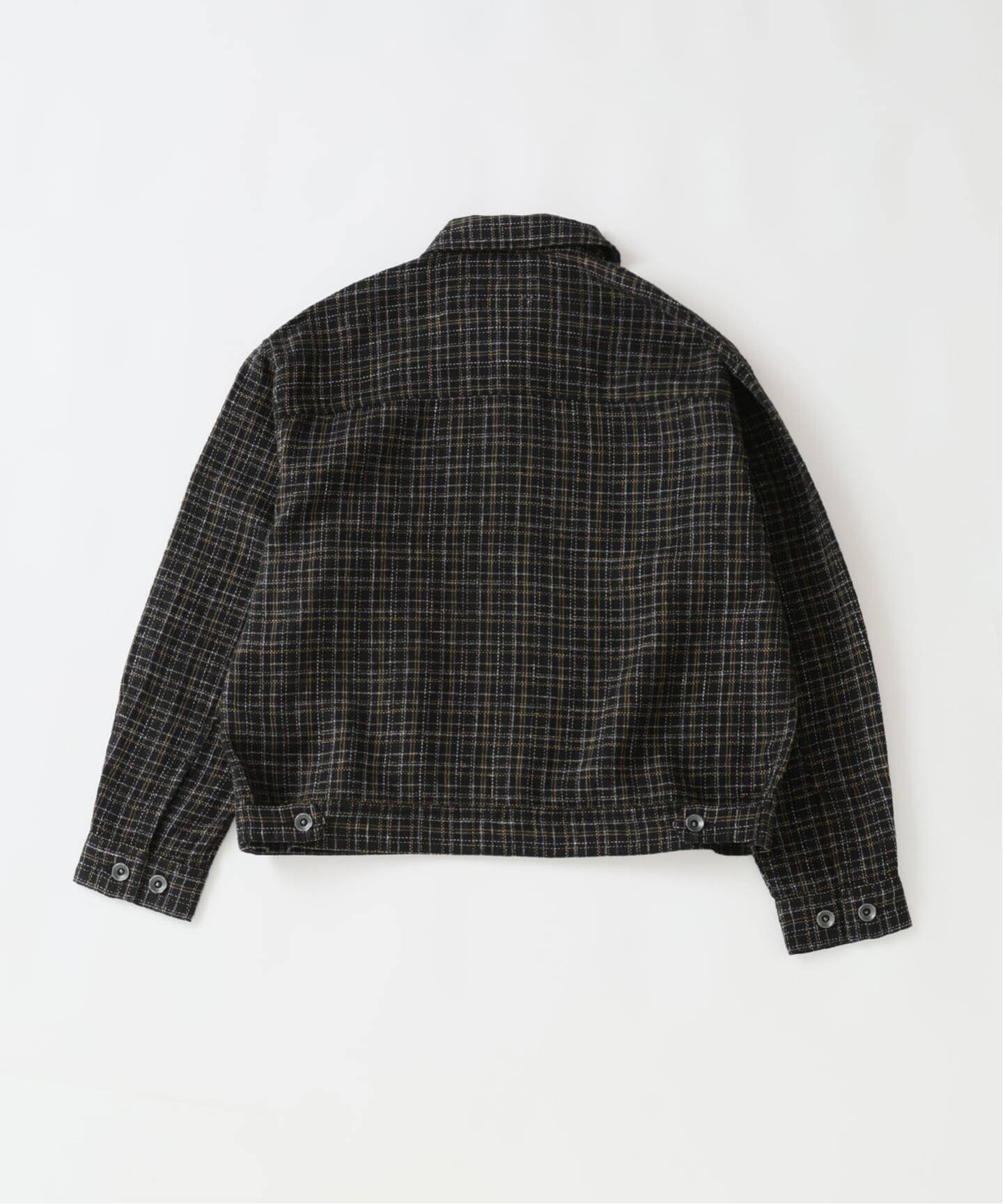 European Flax / ヨーロピアン フラックス トラッカー シャツ ブルゾン