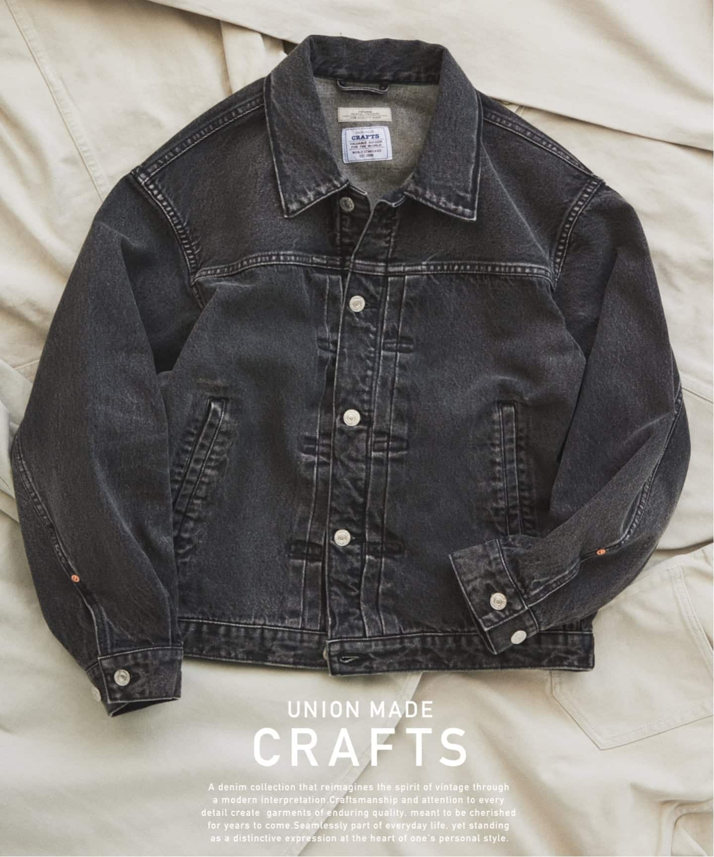   ブラックデニムジャケット　M RCL6B ≪BLACK≫ 