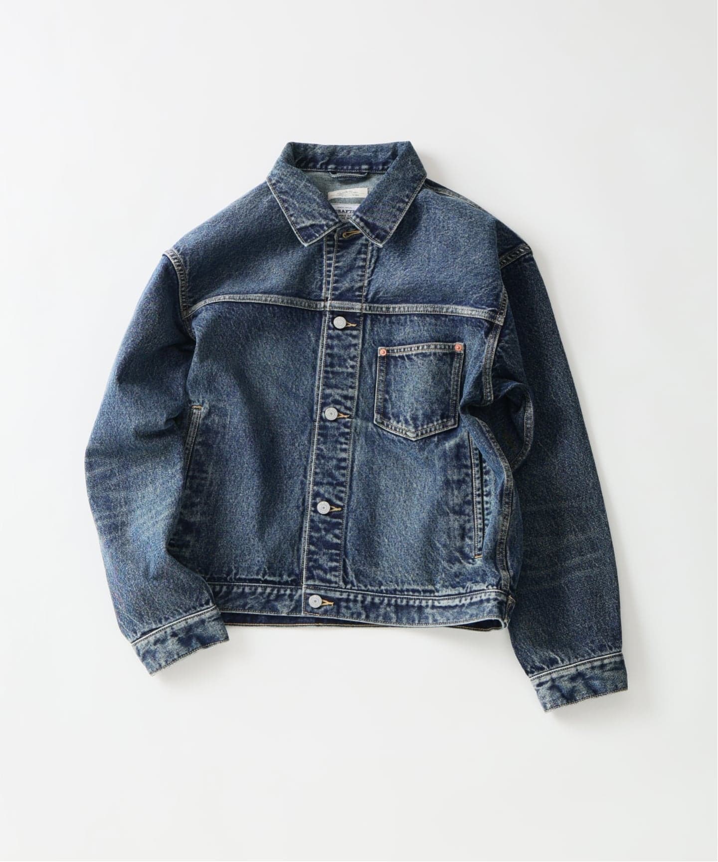 予約》クラフトデニム 13.5oz トラッカージャケット（デニムジャケット