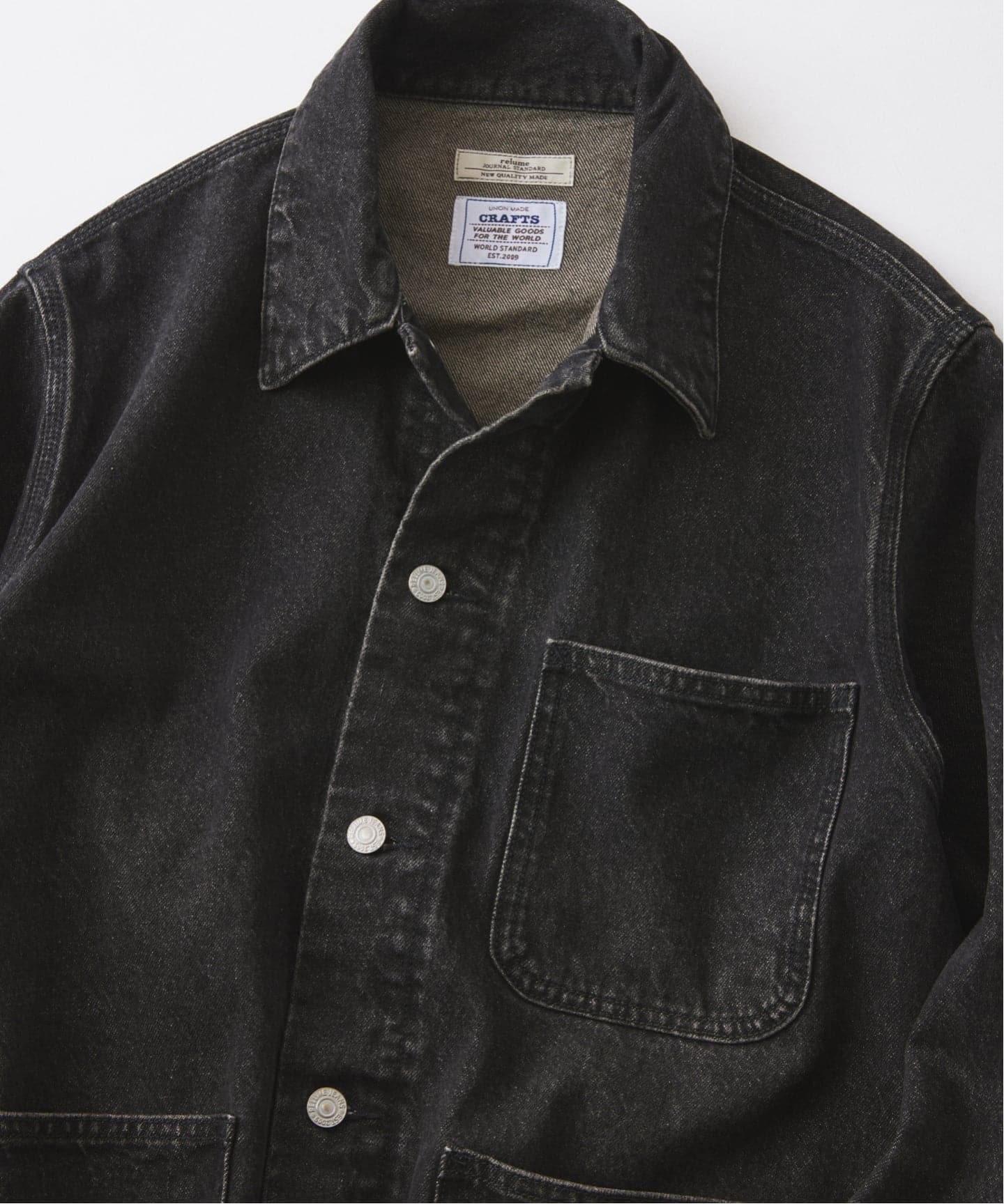 予約》クラフトデニム 13.5OZ カバーオール（デニムジャケット