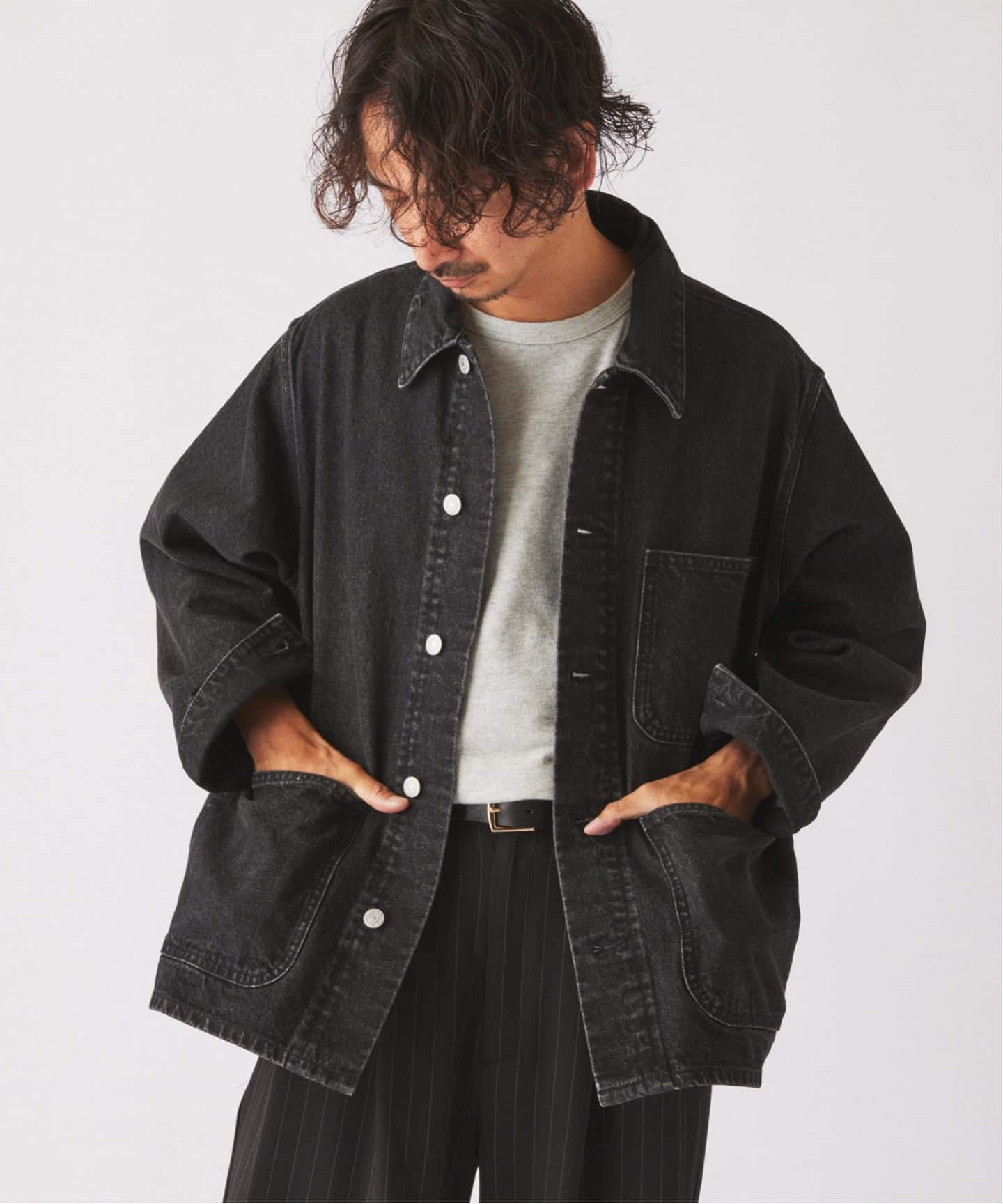 予約》クラフトデニム 13.5OZ カバーオール（デニムジャケット