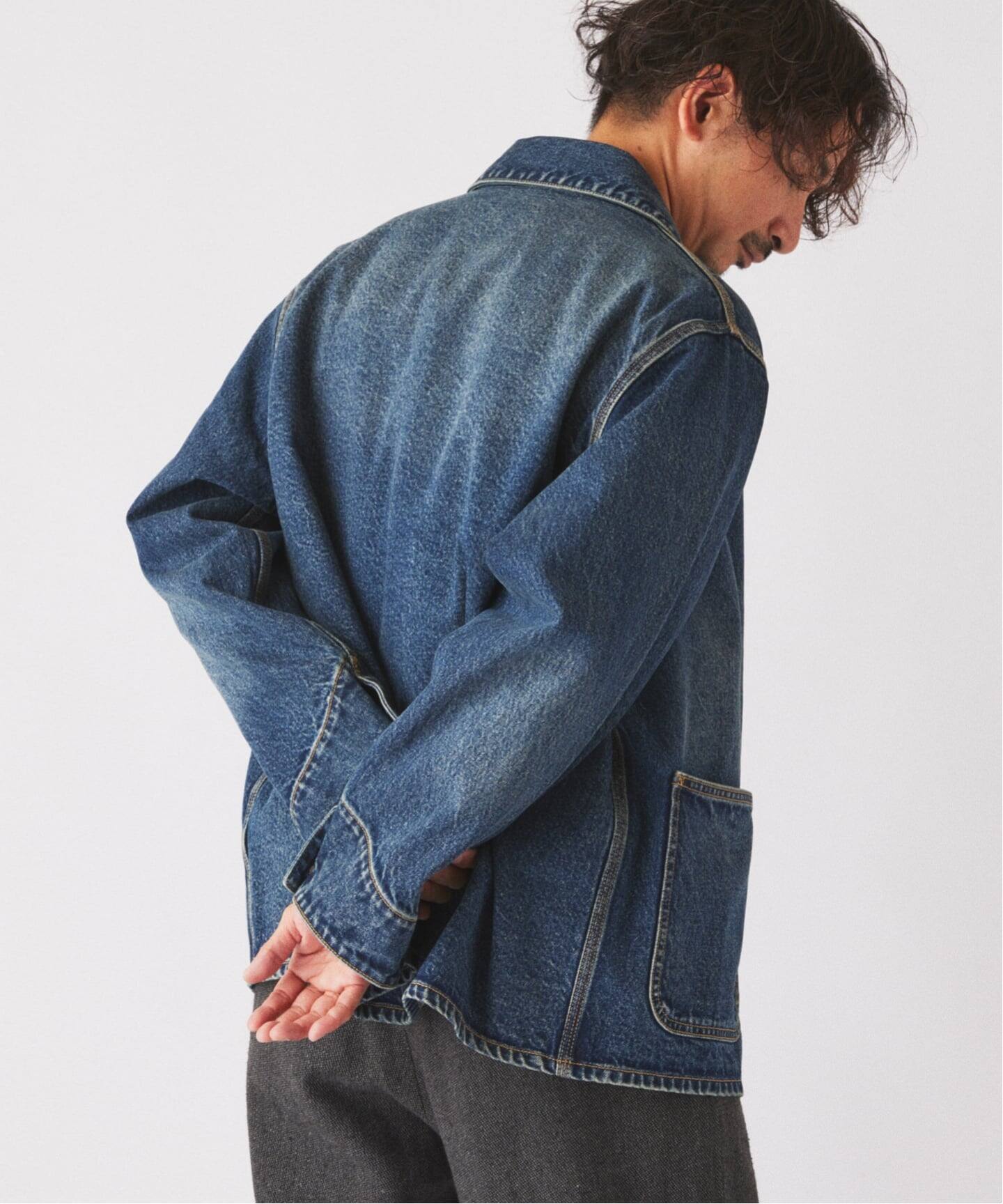 予約》クラフトデニム 13.5OZ カバーオール（デニムジャケット