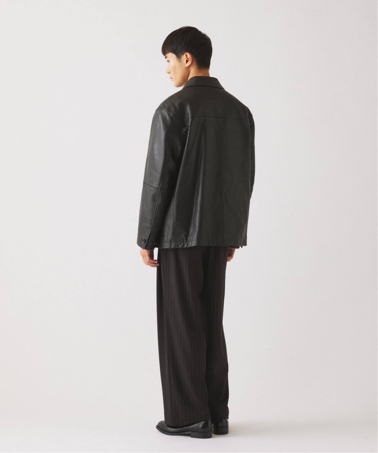 JOURNAL STANDARD 本革レザーカーコート ブラックM 予約》バッファローレザー カーコート（レザージャケット）｜JOURNAL