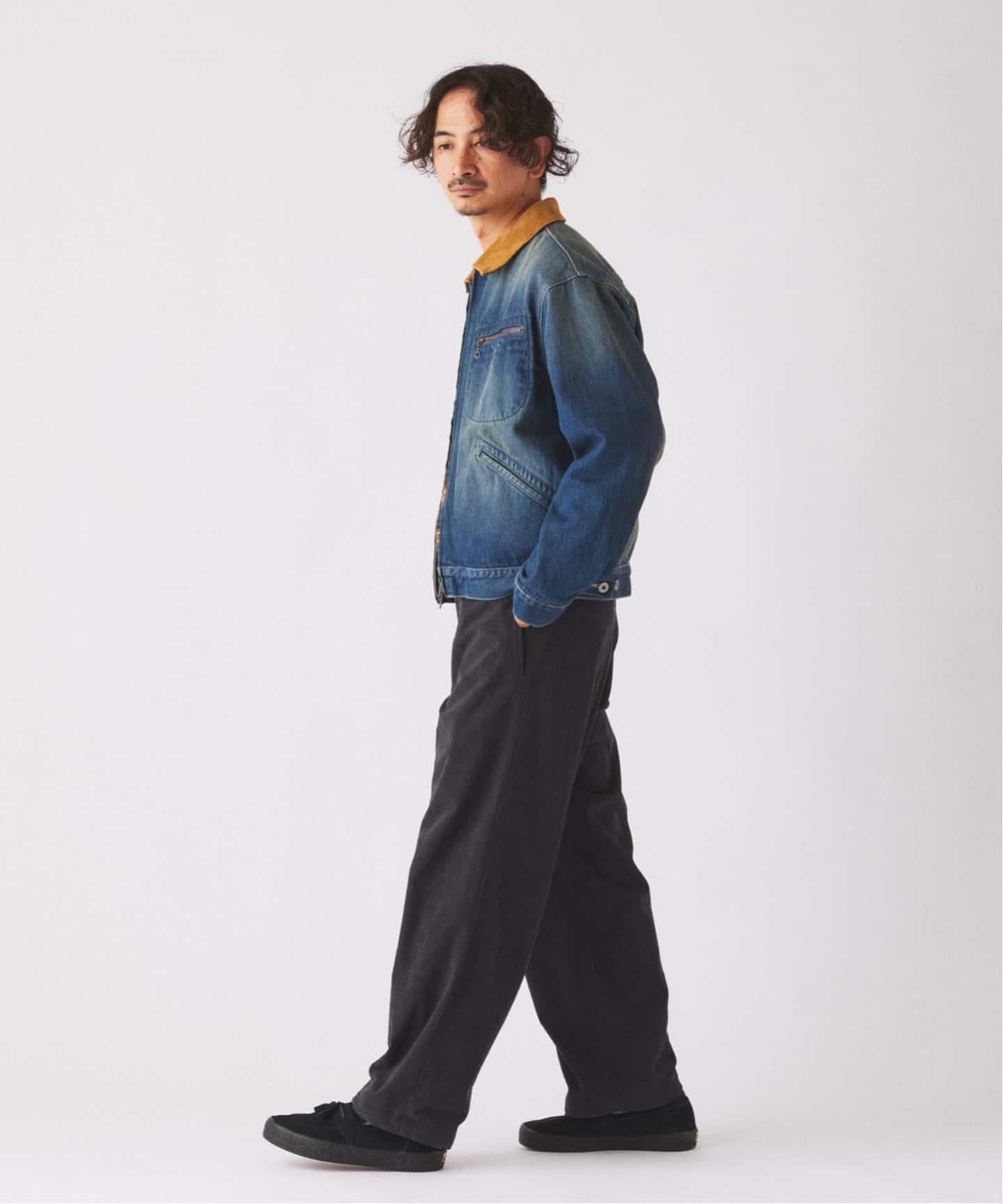 予約》スモーキー デニム ジップ ジャケット（デニムジャケット